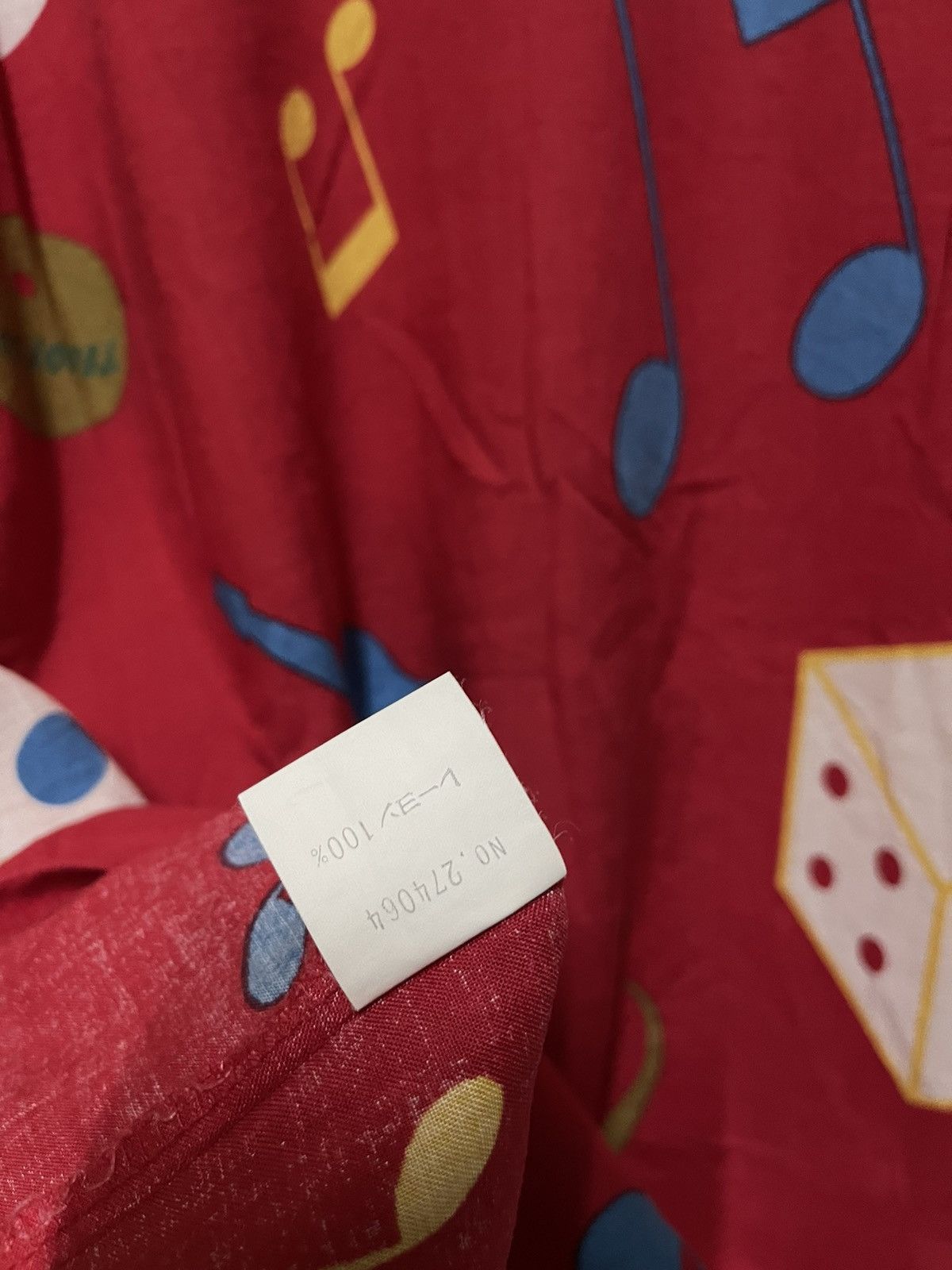 Japanese Brand × Vintage Magdalen Homme Rare Printed Teddy Boy Rayon Size US L / EU 52-54 / 3 - 15 Thumbnail