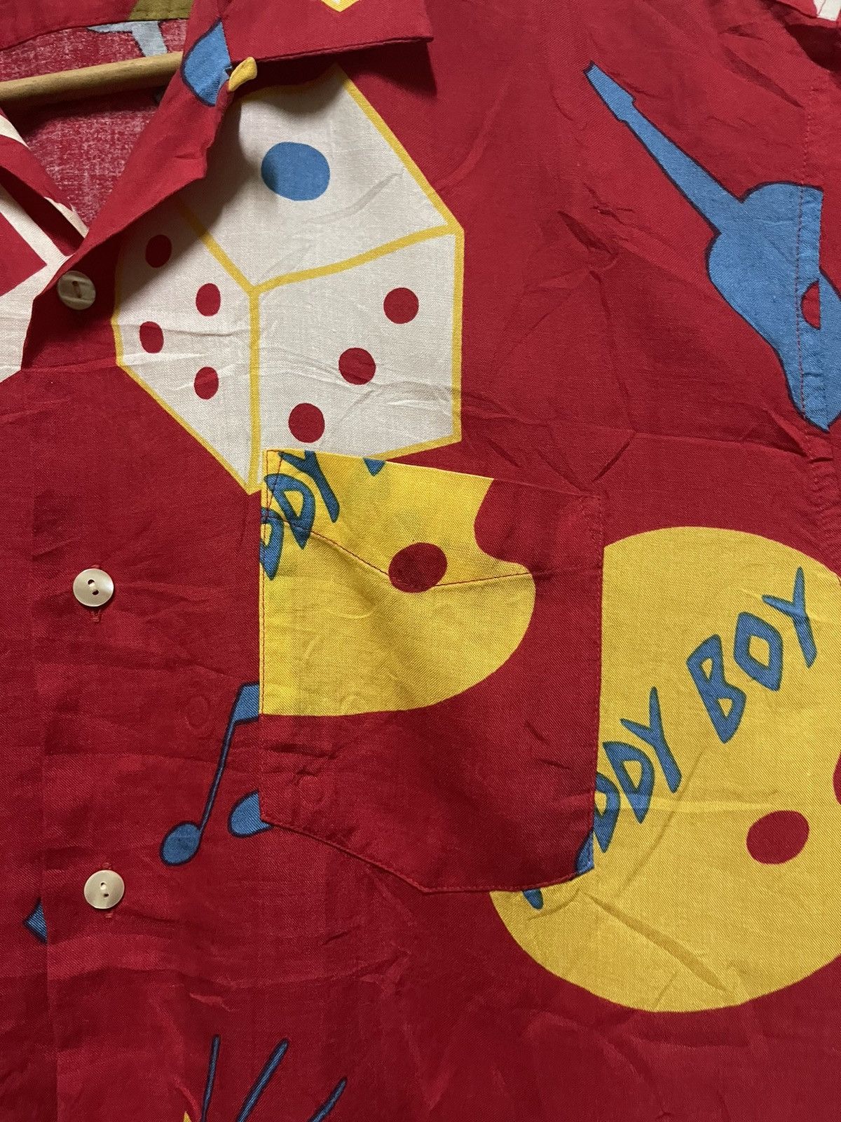 Japanese Brand × Vintage Magdalen Homme Rare Printed Teddy Boy Rayon Size US L / EU 52-54 / 3 - 6 Thumbnail
