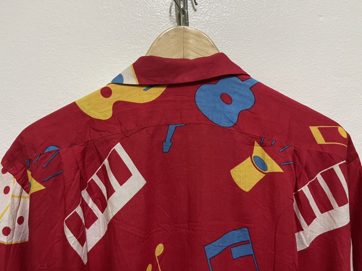 Japanese Brand × Vintage Magdalen Homme Rare Printed Teddy Boy Rayon Size US L / EU 52-54 / 3 - 13 Thumbnail