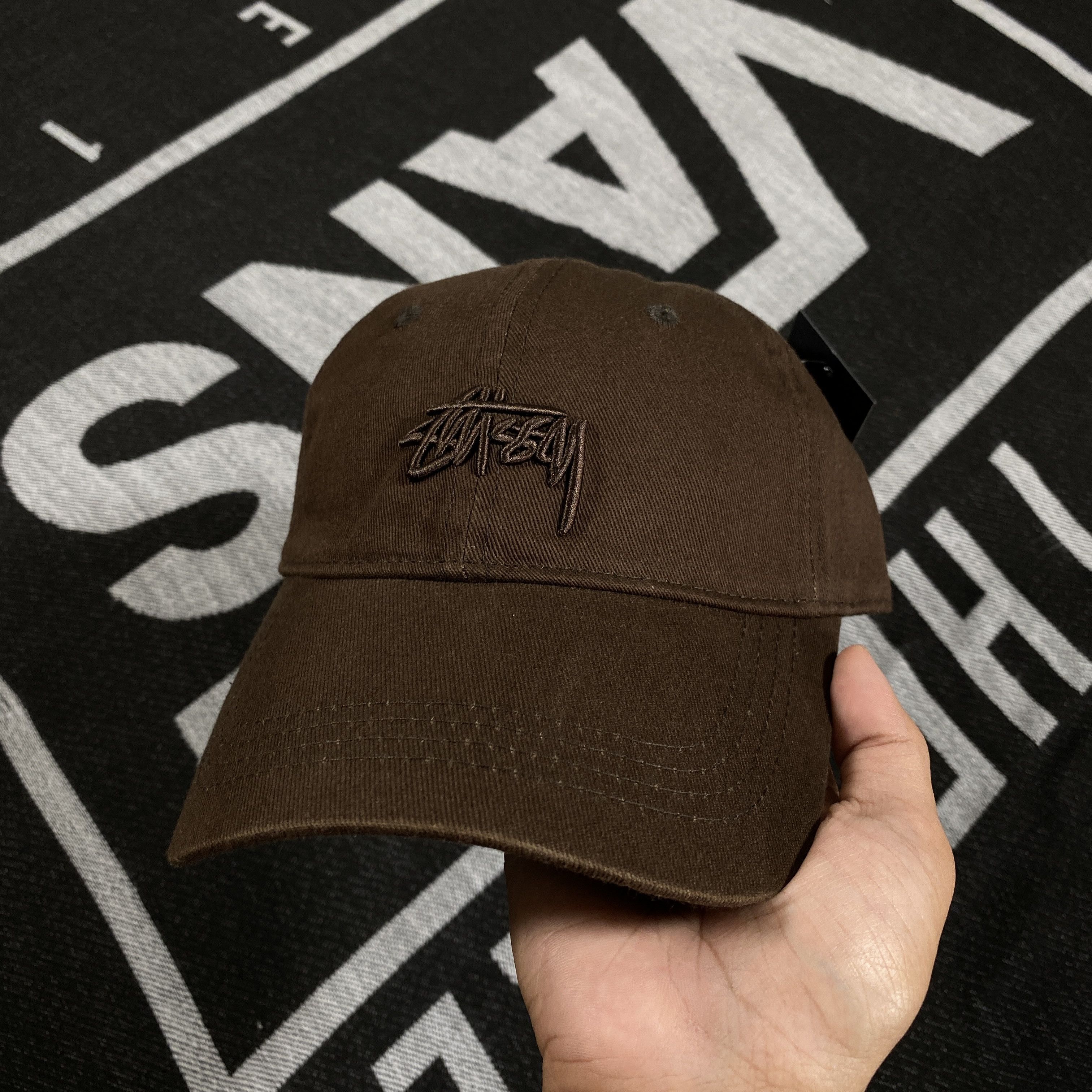 Stussy Stussy Brown Cap Hat Grailed