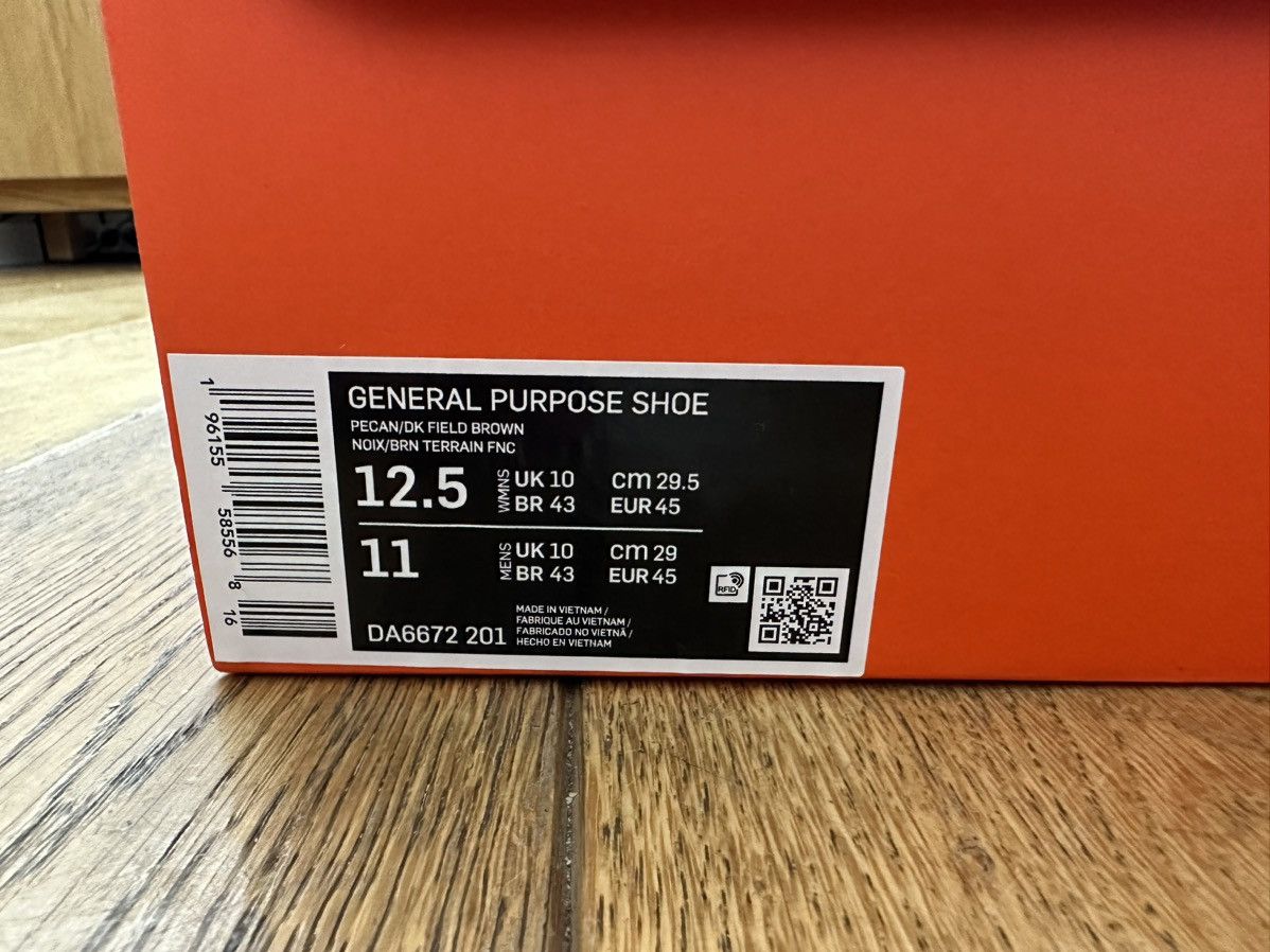 Nike × Tom Sachs Nike X Tom Sachs general purpose shoe Size US 11 / EU 44 - 10 Thumbnail