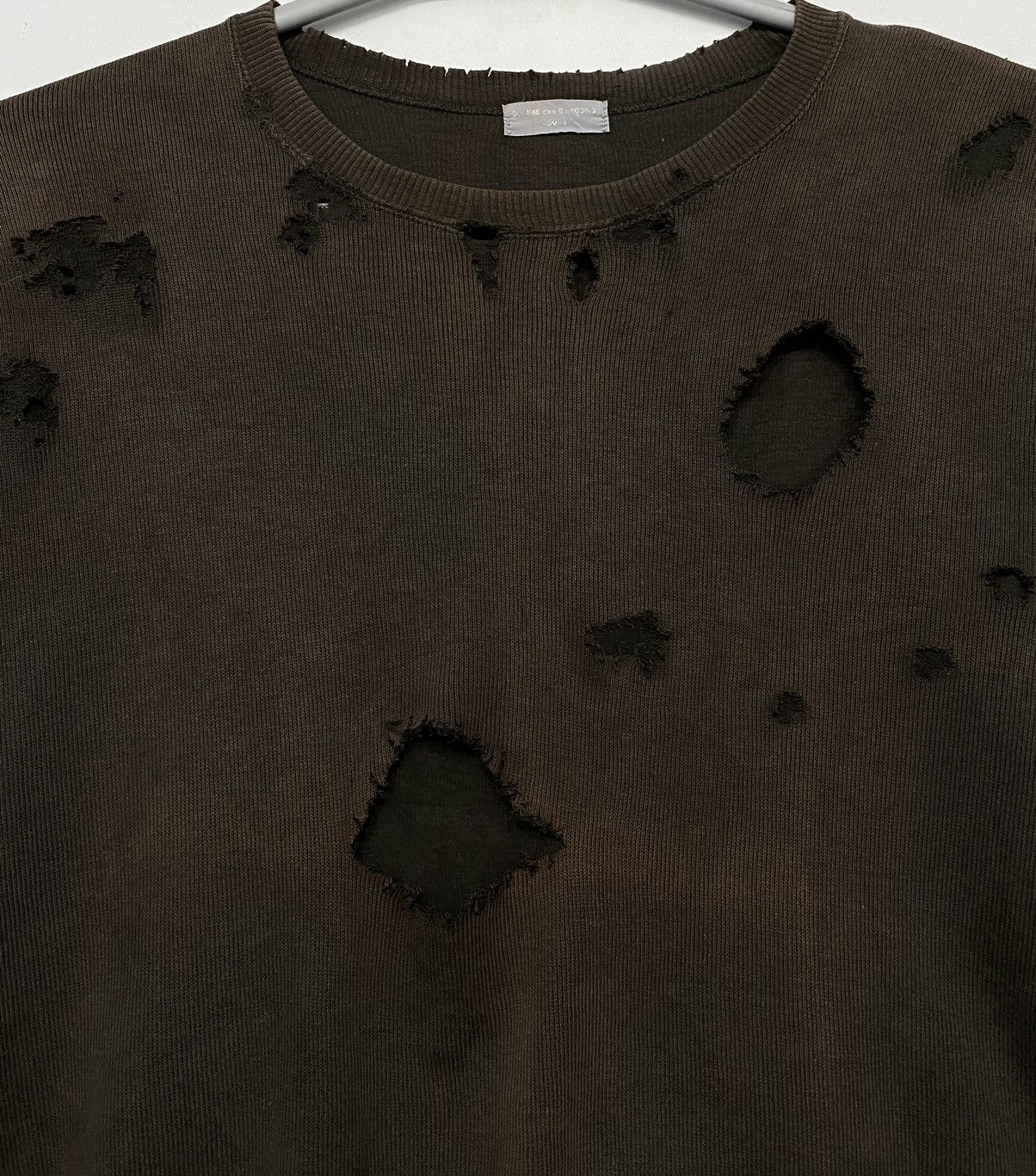Comme des Garcons Vtg Distressed Comme des garçons homme sweatshirts Size US M / EU 48-50 / 2 - 3 Thumbnail
