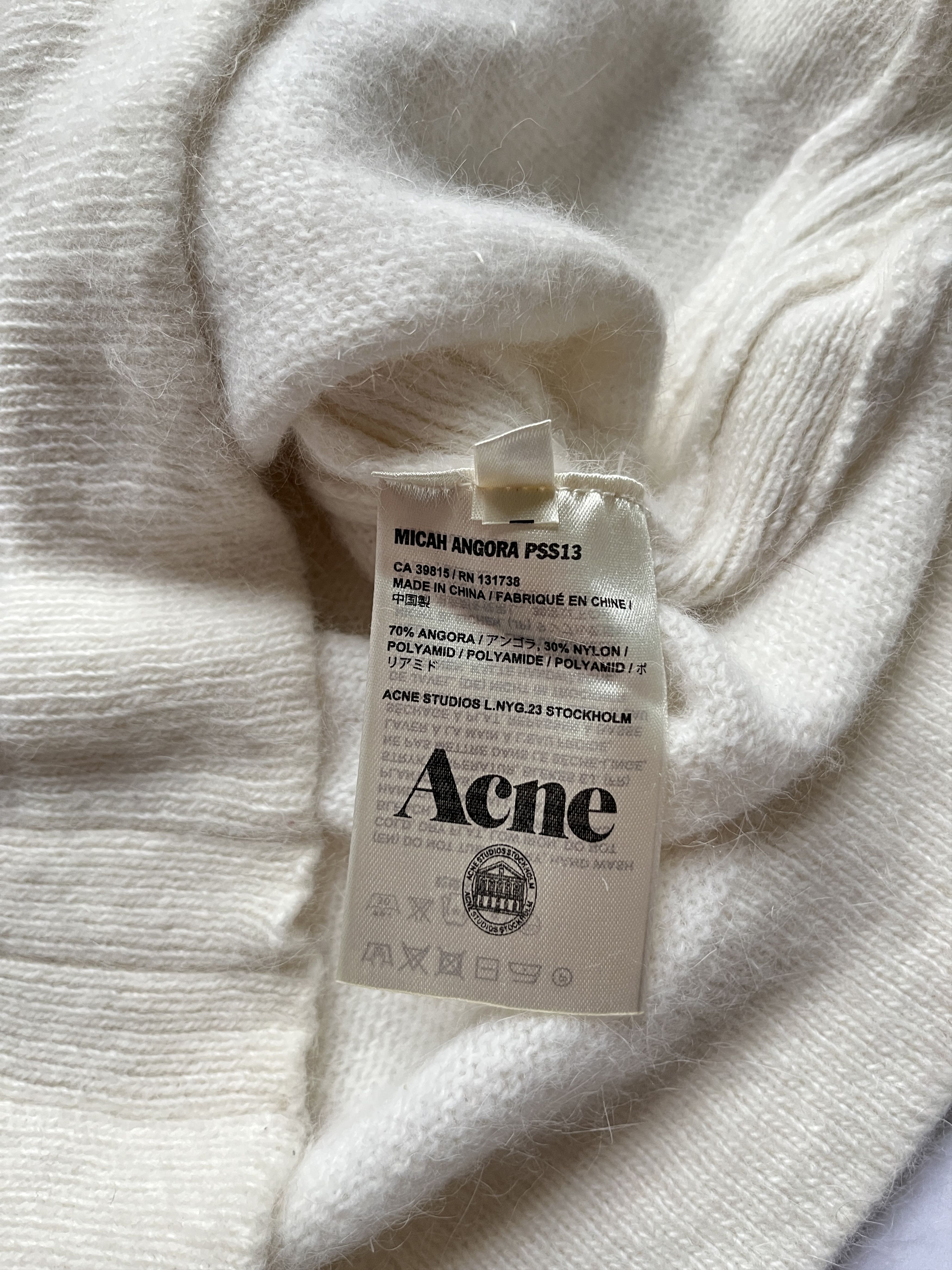 Acne Studios ⚡️QUICK SALE⚡️2013 Acne Studios Angora Crewneck Sweater Size XS / US 0-2 / IT 36-38 - 5 Thumbnail