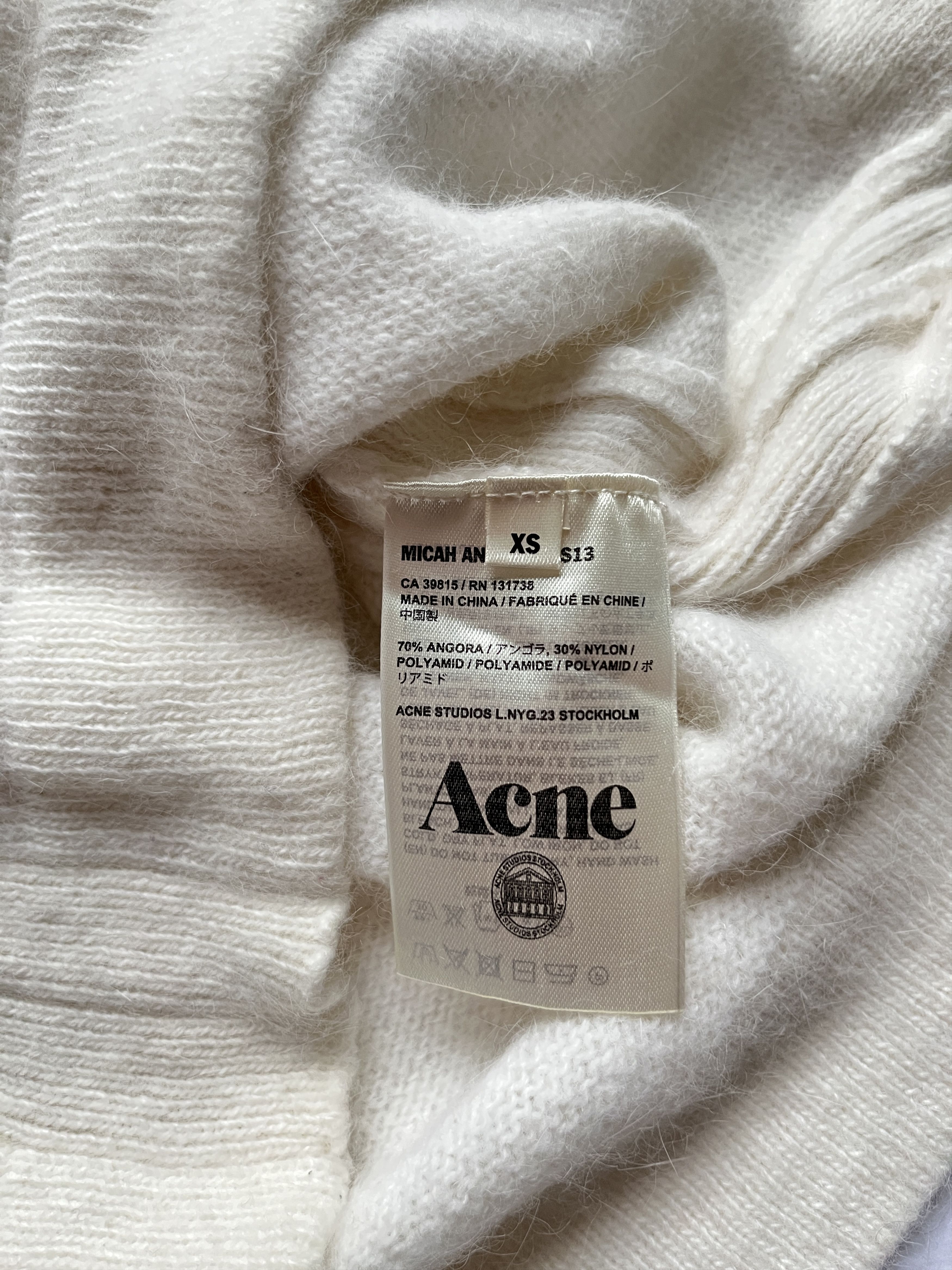 Acne Studios ⚡️QUICK SALE⚡️2013 Acne Studios Angora Crewneck Sweater Size XS / US 0-2 / IT 36-38 - 4 Thumbnail