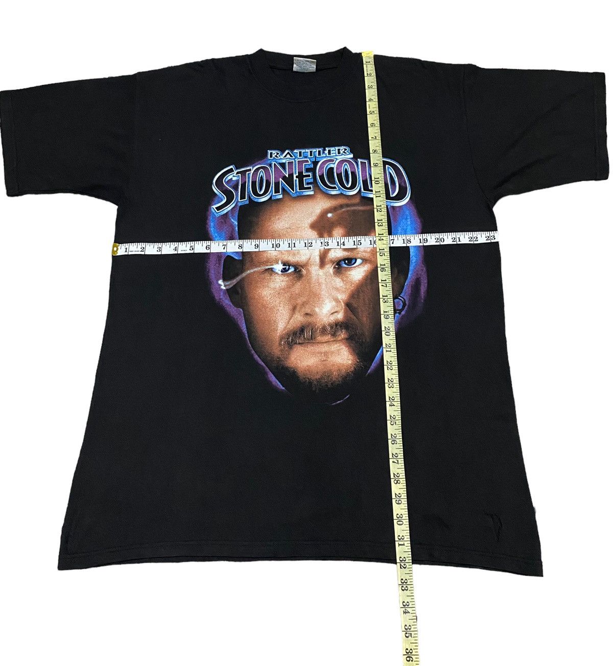 Vintage × WWE × WWF Vintage Stone Cold steve austin big print wwf shirt Size US XL / EU 56 / 4 - 3 Thumbnail