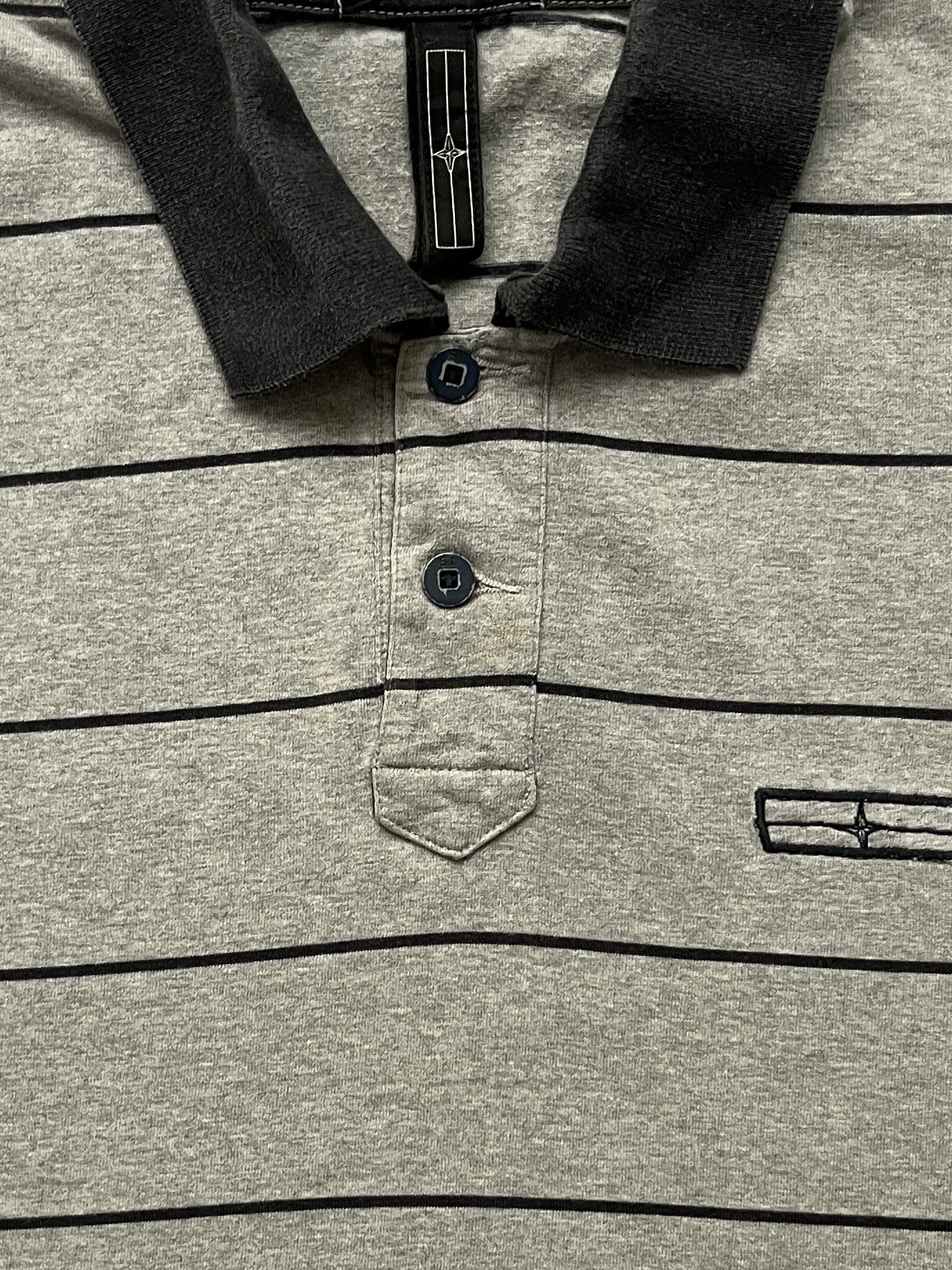 Stone Island ⚡️QUICK SALE⚡️Stone Island Gray Polo Shirt Size US M / EU 48-50 / 2 - 6 Thumbnail