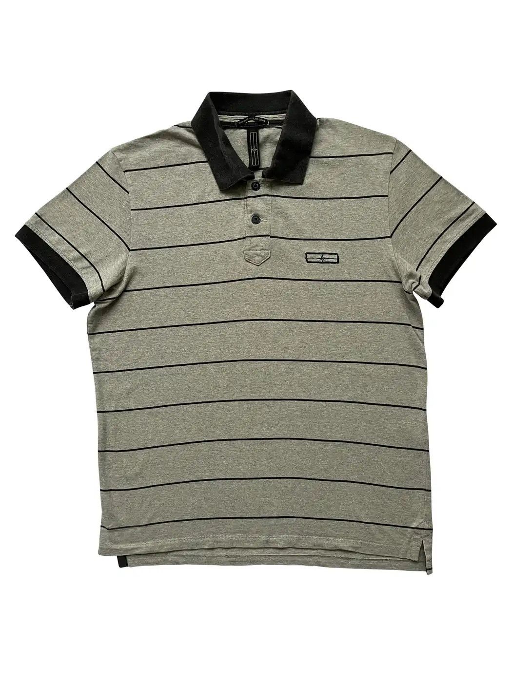 Stone Island Vintage Stone Island Long Sleeve Polo Shirt