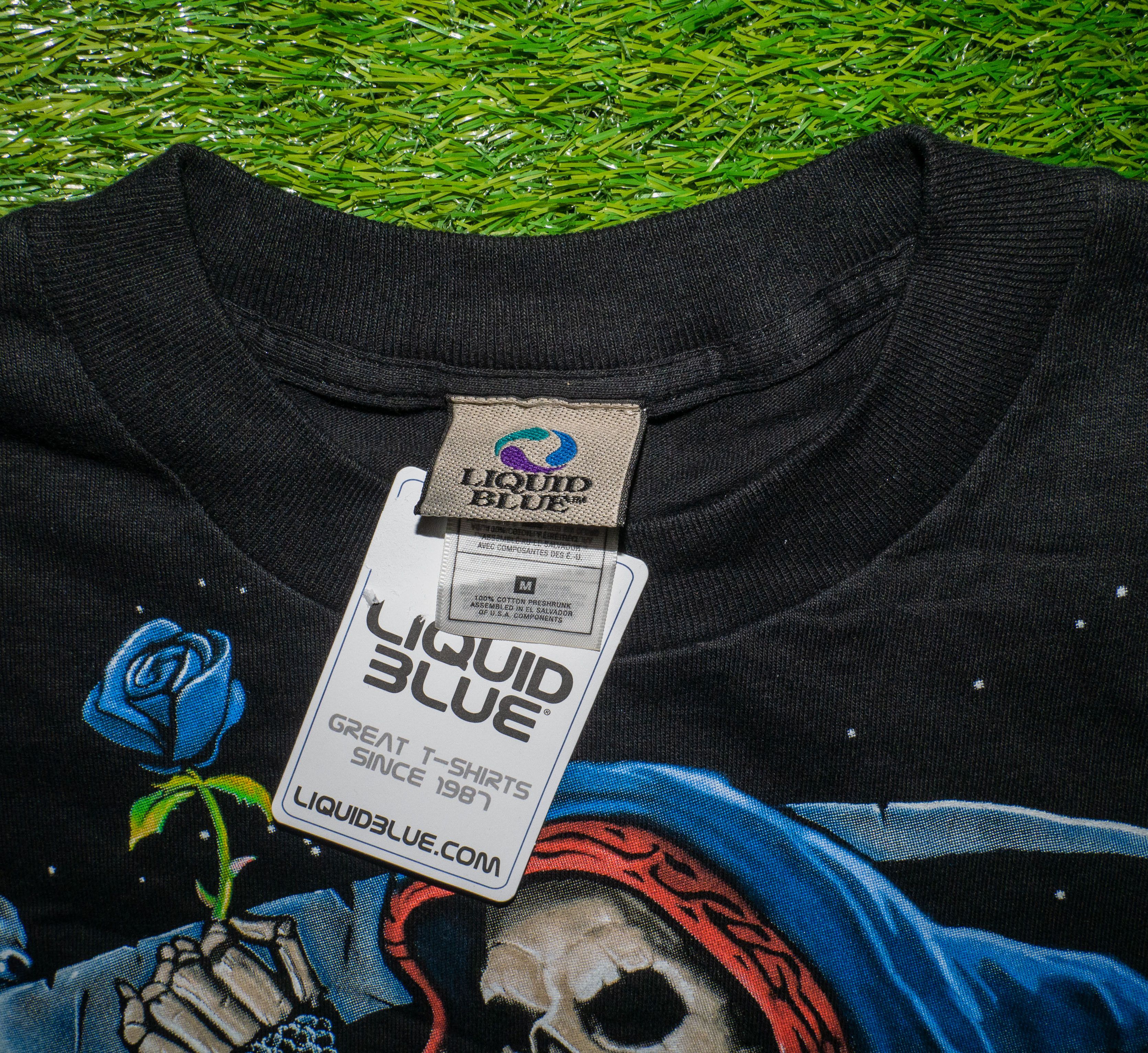 Liquid Blue × Vintage Vintage Liquid Blue Grim Reaper Deadstock T-Shirt M Size US M / EU 48-50 / 2 - 3 Thumbnail
