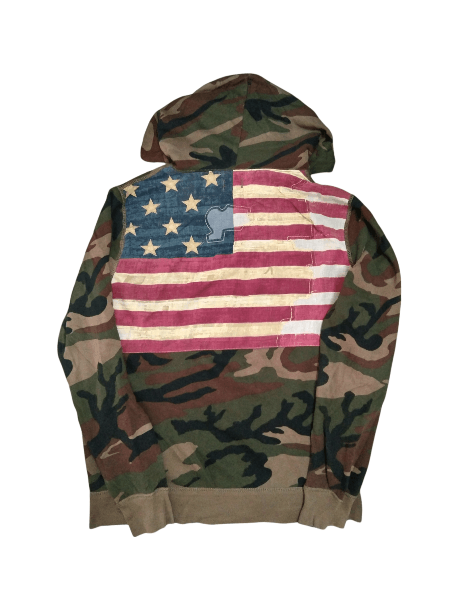 DENIM SUPPLY RALPH LAUREN CAMO HOODIE SWEATSHIRT