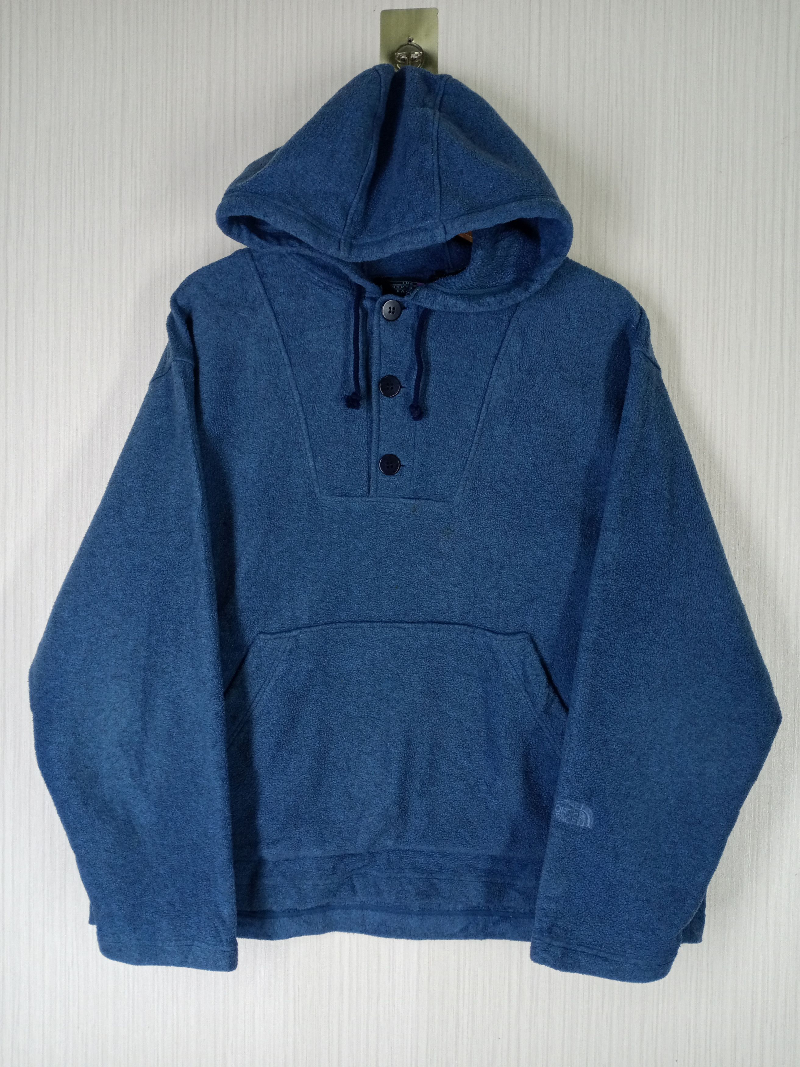 Vintage The North Face Half Button Hoodie Fleece