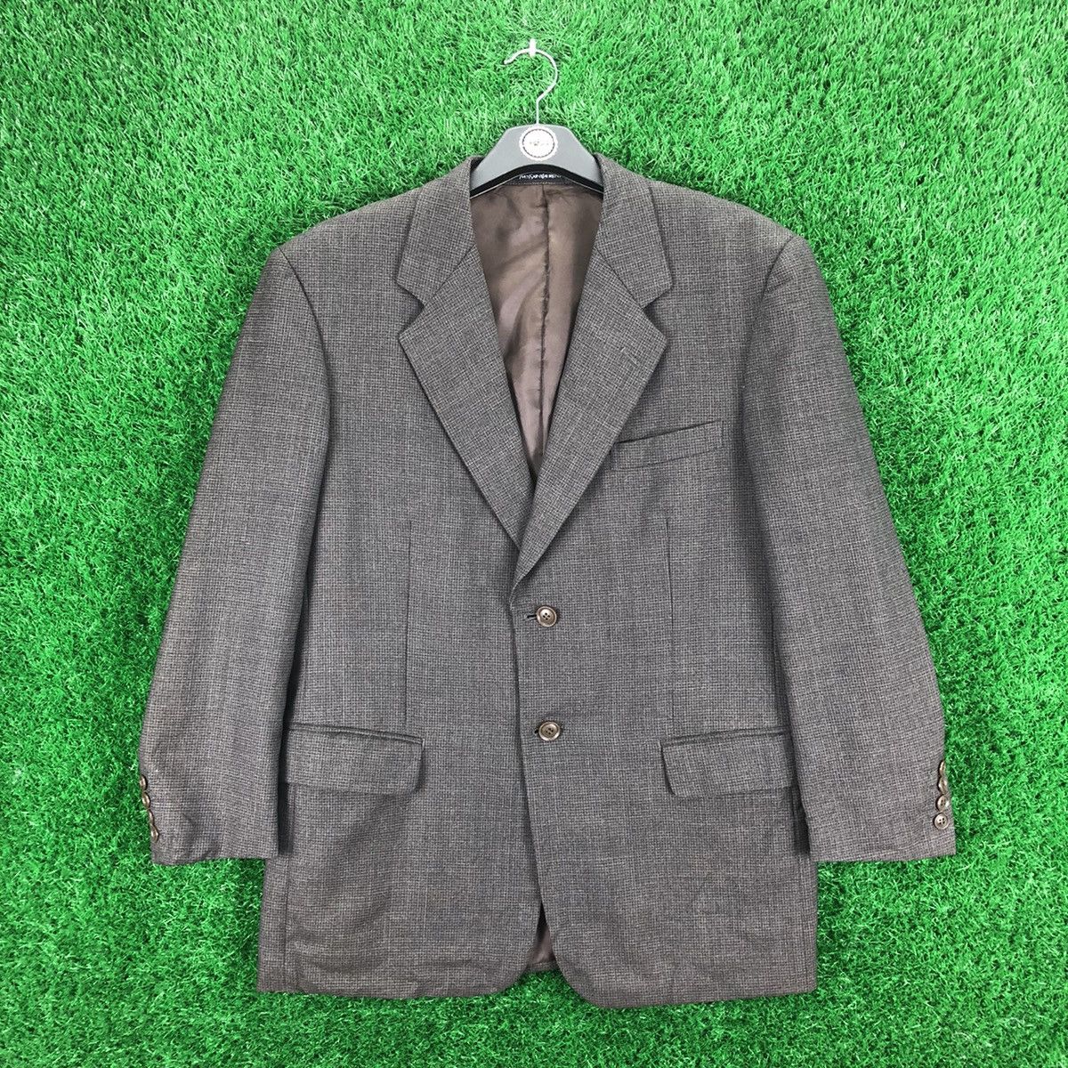 Yves Saint Laurent Vintage 90's Yves Saint Laurent Pour Homme Spectra Blazer Size US L / EU 52-54 / 3 - 1 Thumbnail