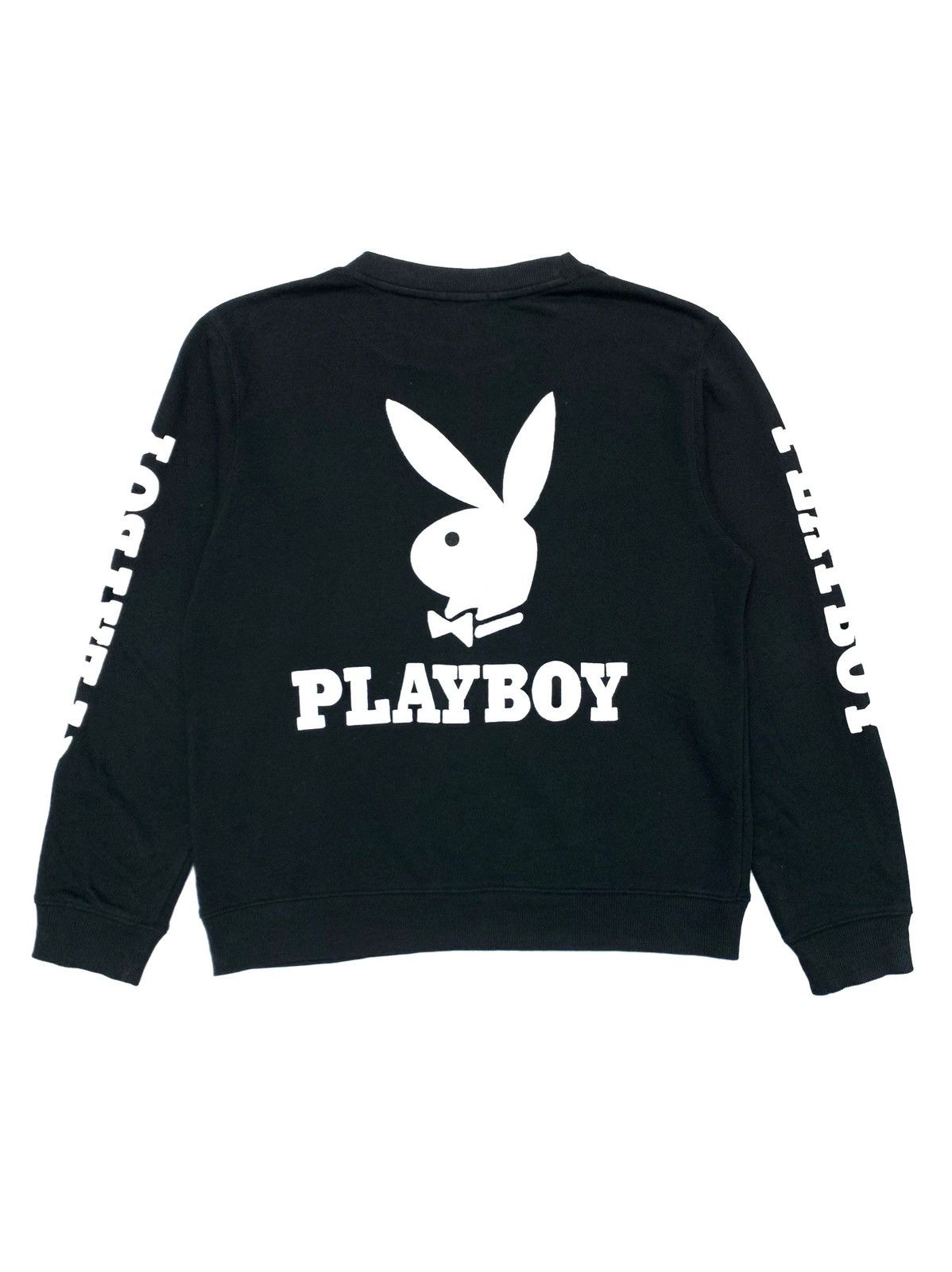 Playboy Playboy Big Logo Embroidered Crewneck Sweatshirt Size US M / EU 48-50 / 2 - 2 Thumbnail