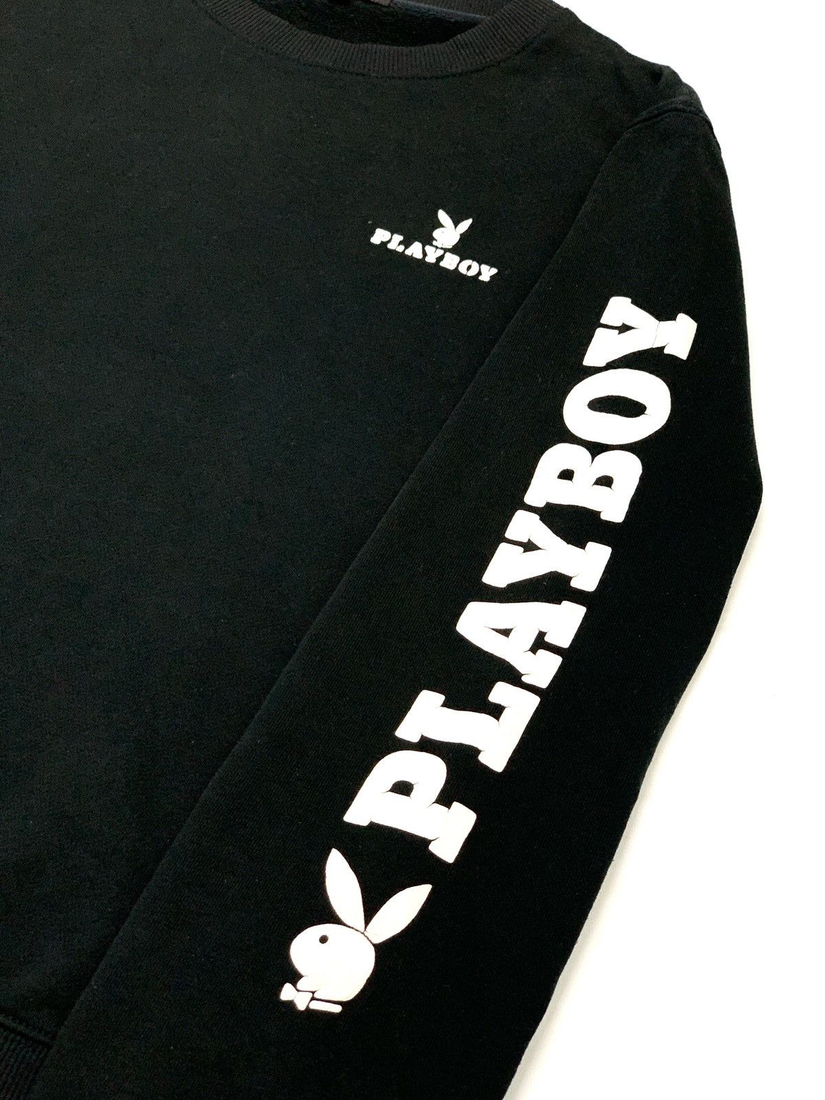 Playboy Playboy Big Logo Embroidered Crewneck Sweatshirt Size US M / EU 48-50 / 2 - 5 Thumbnail
