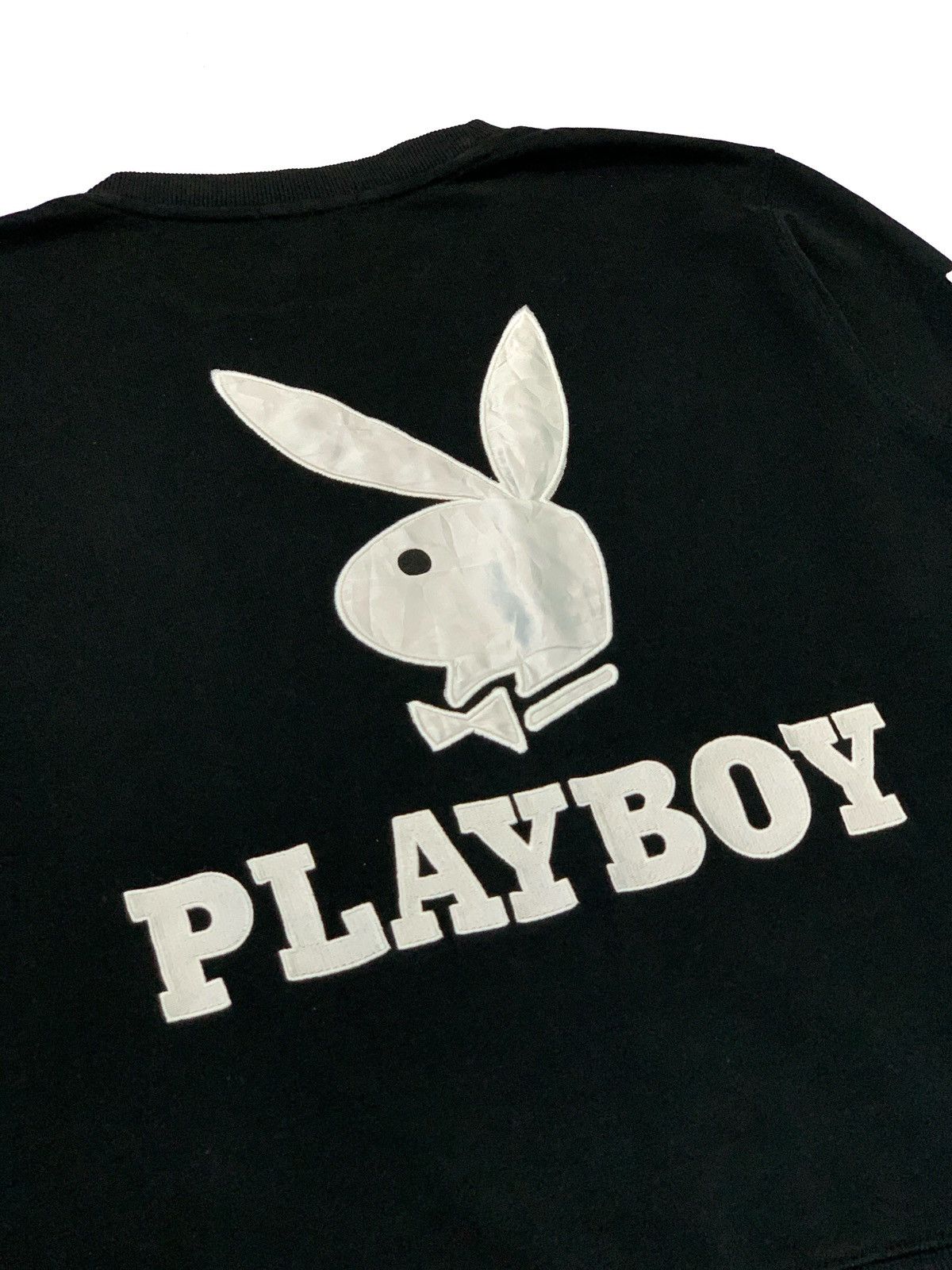 Playboy Playboy Big Logo Embroidered Crewneck Sweatshirt Size US M / EU 48-50 / 2 - 4 Thumbnail