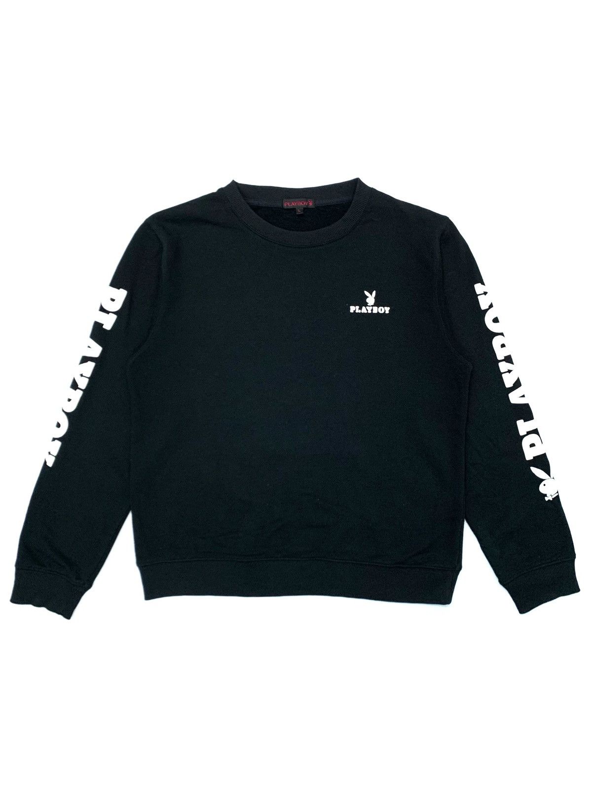 Playboy Playboy Big Logo Embroidered Crewneck Sweatshirt Size US M / EU 48-50 / 2 - 3 Thumbnail