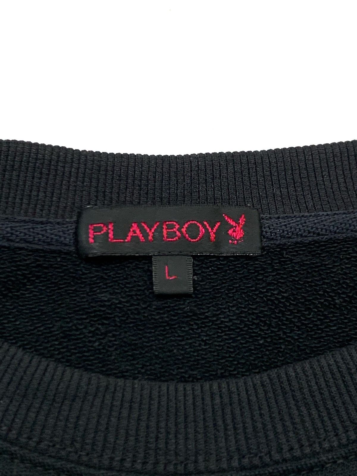 Playboy Playboy Big Logo Embroidered Crewneck Sweatshirt Size US M / EU 48-50 / 2 - 6 Thumbnail