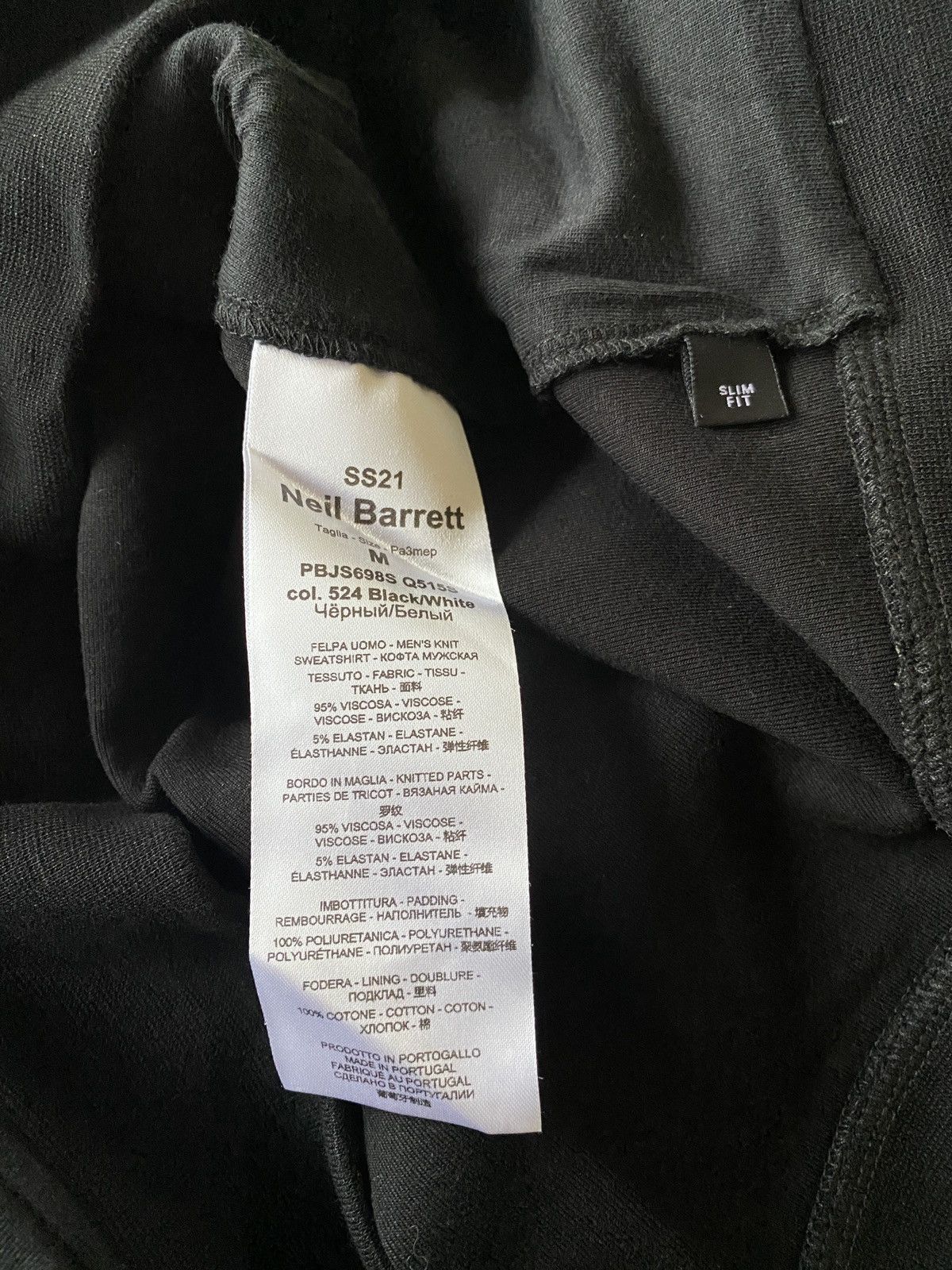 Designer × Neil Barrett NEIL BARRETT HOODIES Size US M / EU 48-50 / 2 - 10 Thumbnail