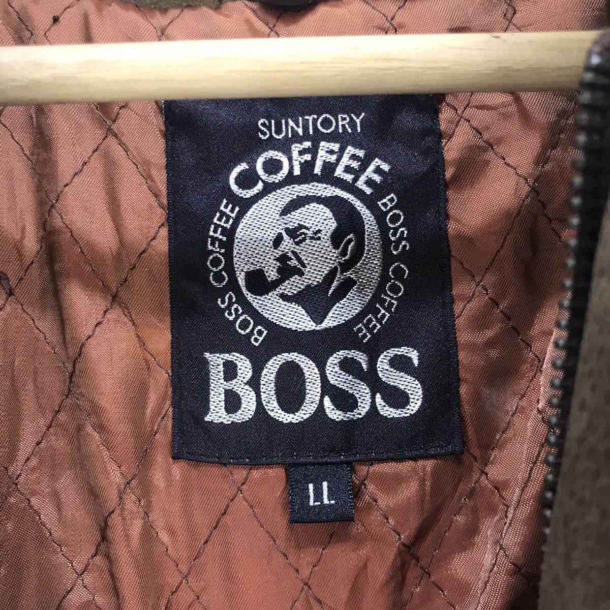 Japanese Brand Suntory Coffee Cowhide Heat Press Logo Leather Jacket Size US M / EU 48-50 / 2 - 22 Thumbnail