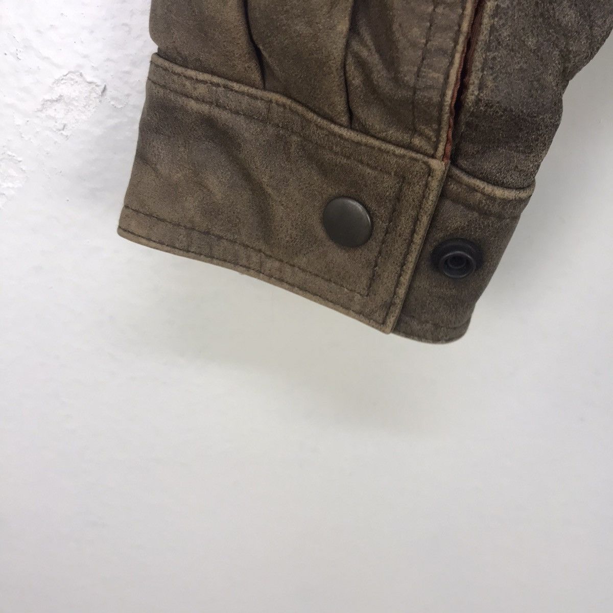 Japanese Brand Suntory Coffee Cowhide Heat Press Logo Leather Jacket Size US M / EU 48-50 / 2 - 17 Thumbnail