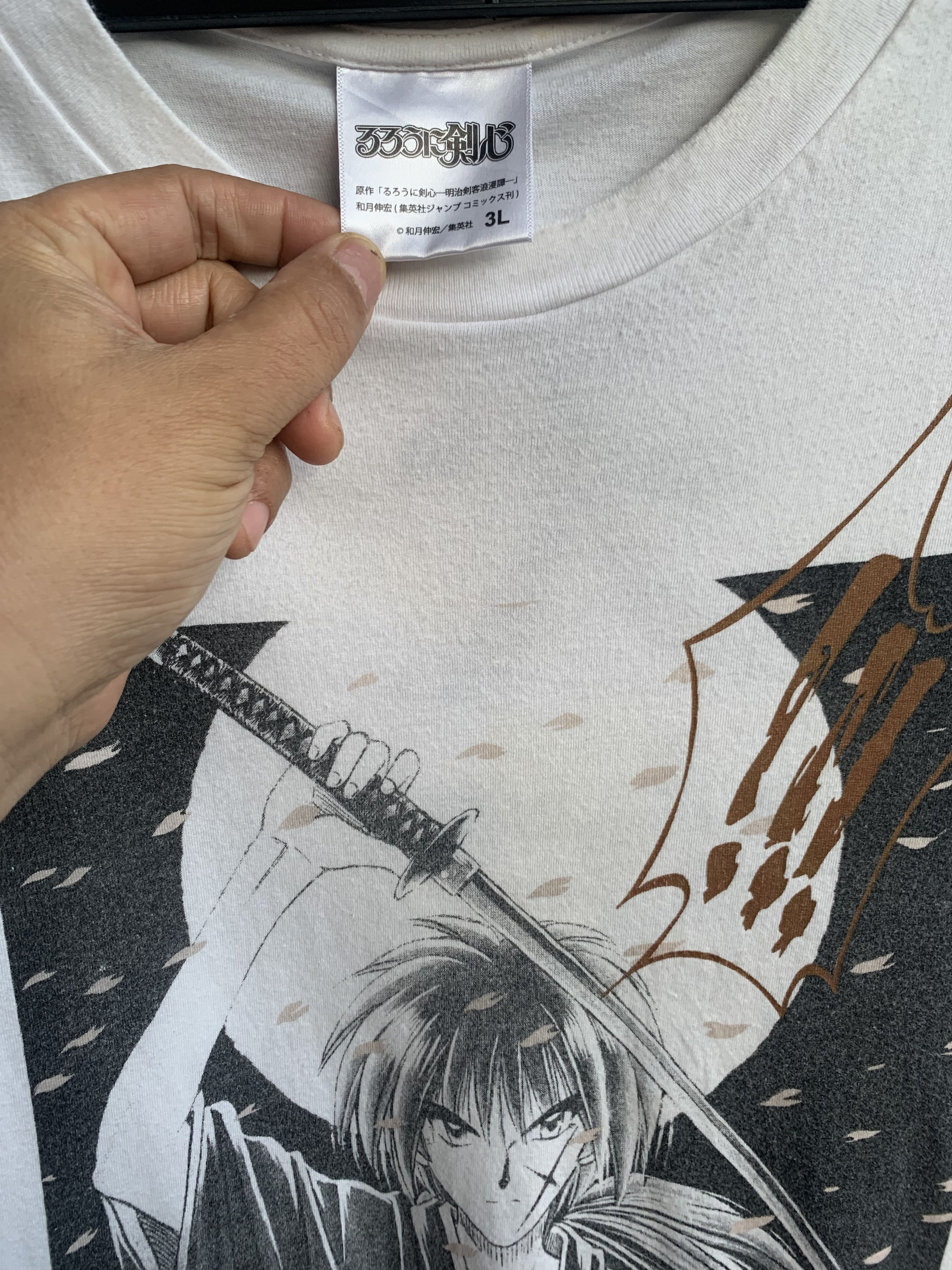 Anime Rurouni Kenshin Anime Photo Movie Shirt Size US XL / EU 56 / 4 - 3 Thumbnail
