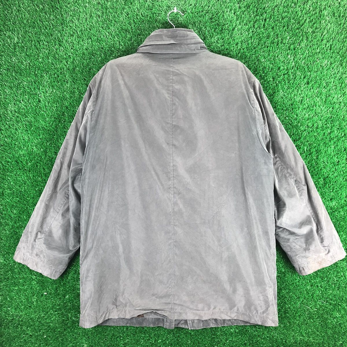Burberry Vintage 90's Burberry London Long Jacket Nova Check Liner Size US XL / EU 56 / 4 - 4 Thumbnail