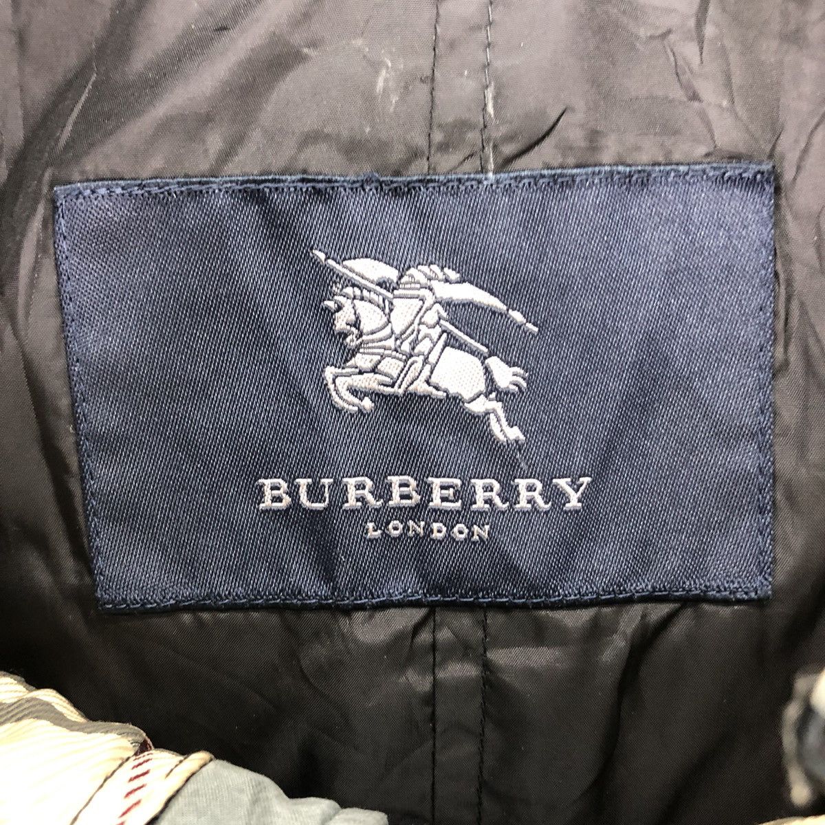 Burberry Vintage 90's Burberry London Long Jacket Nova Check Liner Size US XL / EU 56 / 4 - 17 Thumbnail