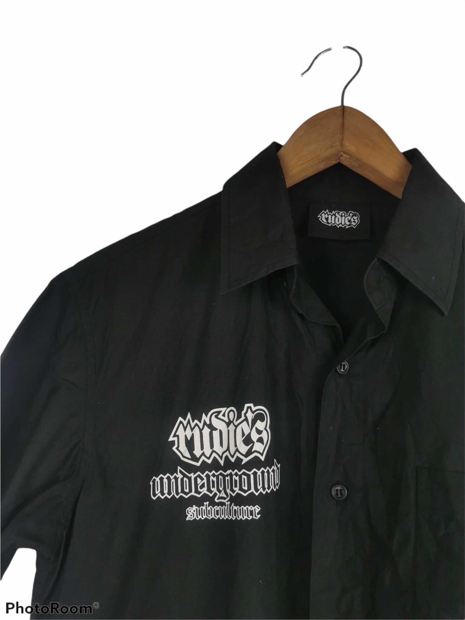 Japanese Brand Rudies Underground Subculture Button Up Shirt Size US S / EU 44-46 / 1 - 4 Thumbnail