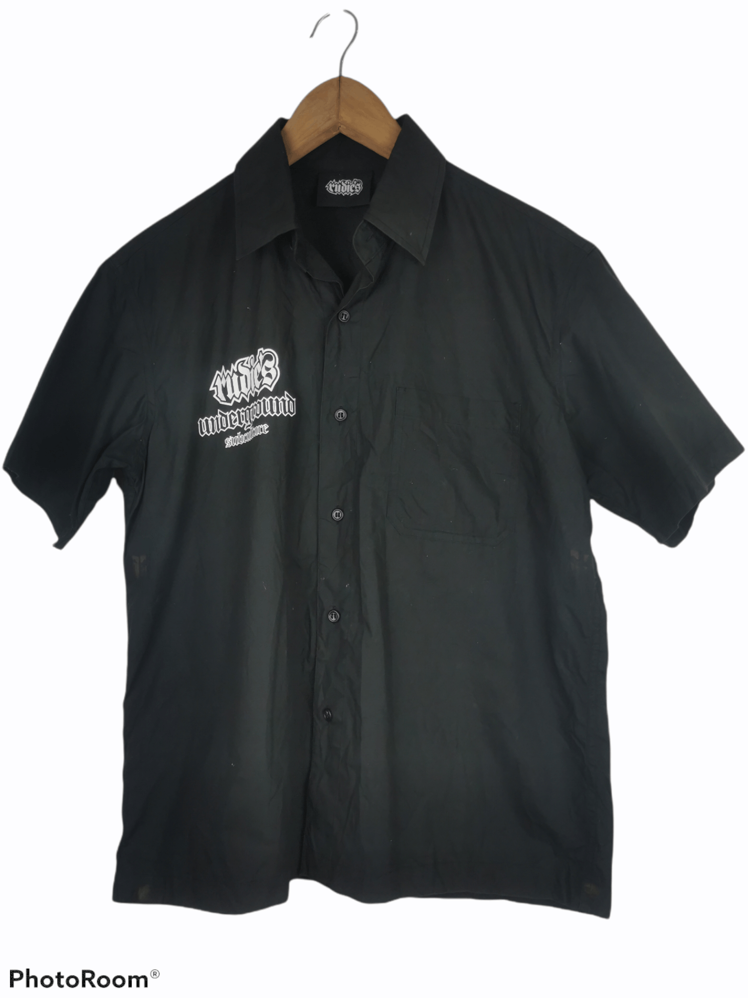 Japanese Brand Rudies Underground Subculture Button Up Shirt Size US S / EU 44-46 / 1 - 3 Thumbnail