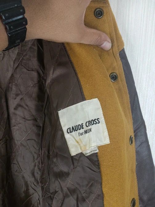 Japanese Brand RARE VINTAGE CLAUDE CROSS FOR MEN LEATHER SLEEVE Size US L / EU 52-54 / 3 - 5 Thumbnail