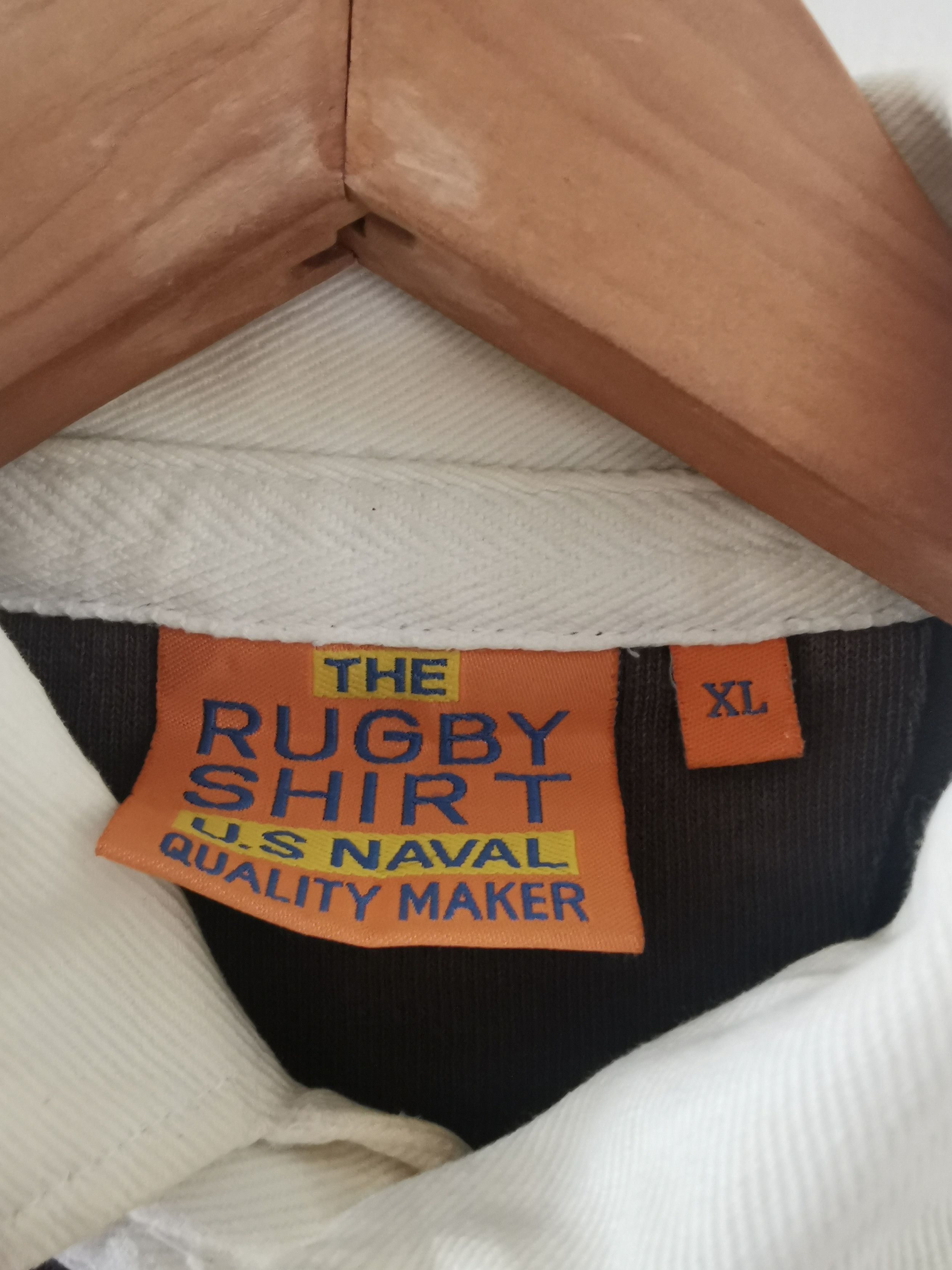 Vintage Vintage US Naval The Rugby Striped Shirt Size US XL / EU 56 / 4 - 9 Thumbnail
