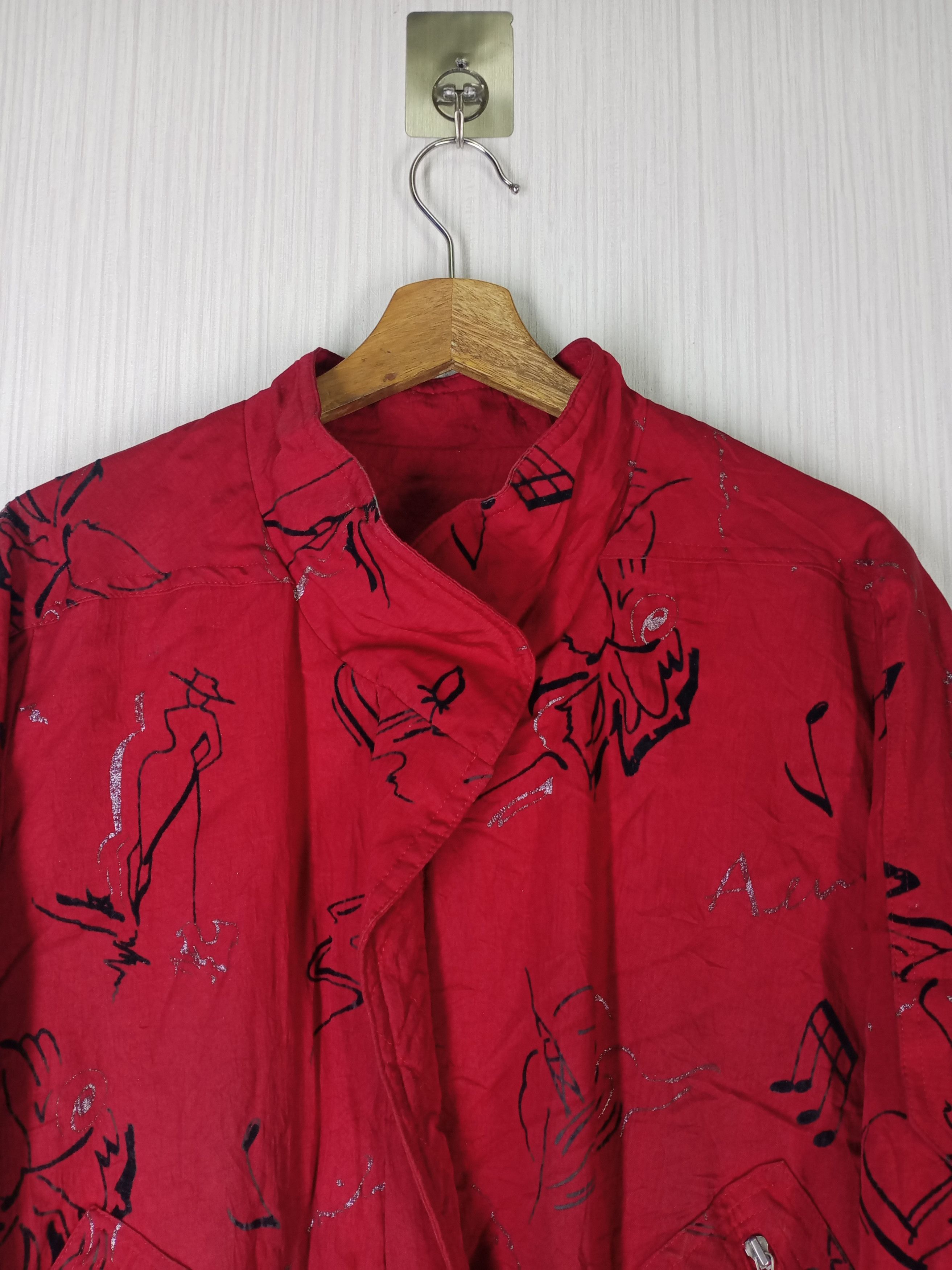 Designer × Paoloni Rare Vintage 90s Franca V.Paoloni Bomber Jacket Size US L / EU 52-54 / 3 - 2 Thumbnail