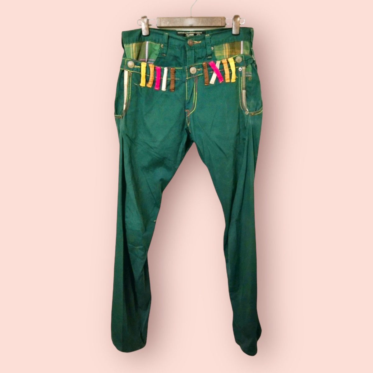 Japanese Brand BREATHMINT BRTHBREATH DOUBLE WAIST JAPAN Size US 30 / EU 46 - 18 Thumbnail