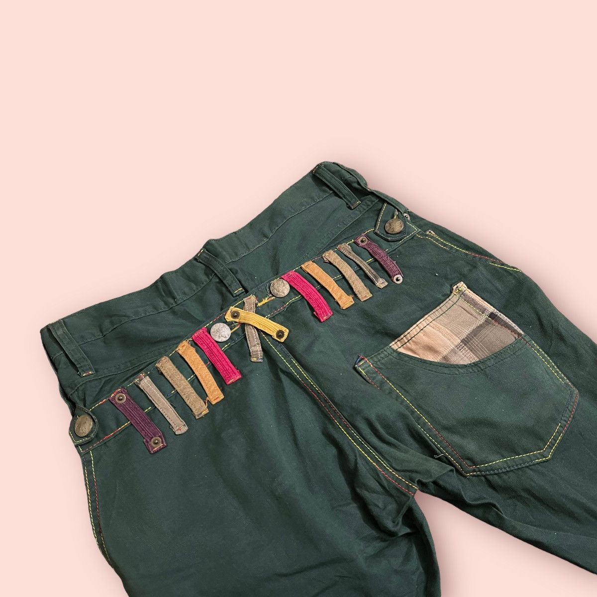 Japanese Brand BREATHMINT BRTHBREATH DOUBLE WAIST JAPAN Size US 30 / EU 46 - 12 Thumbnail