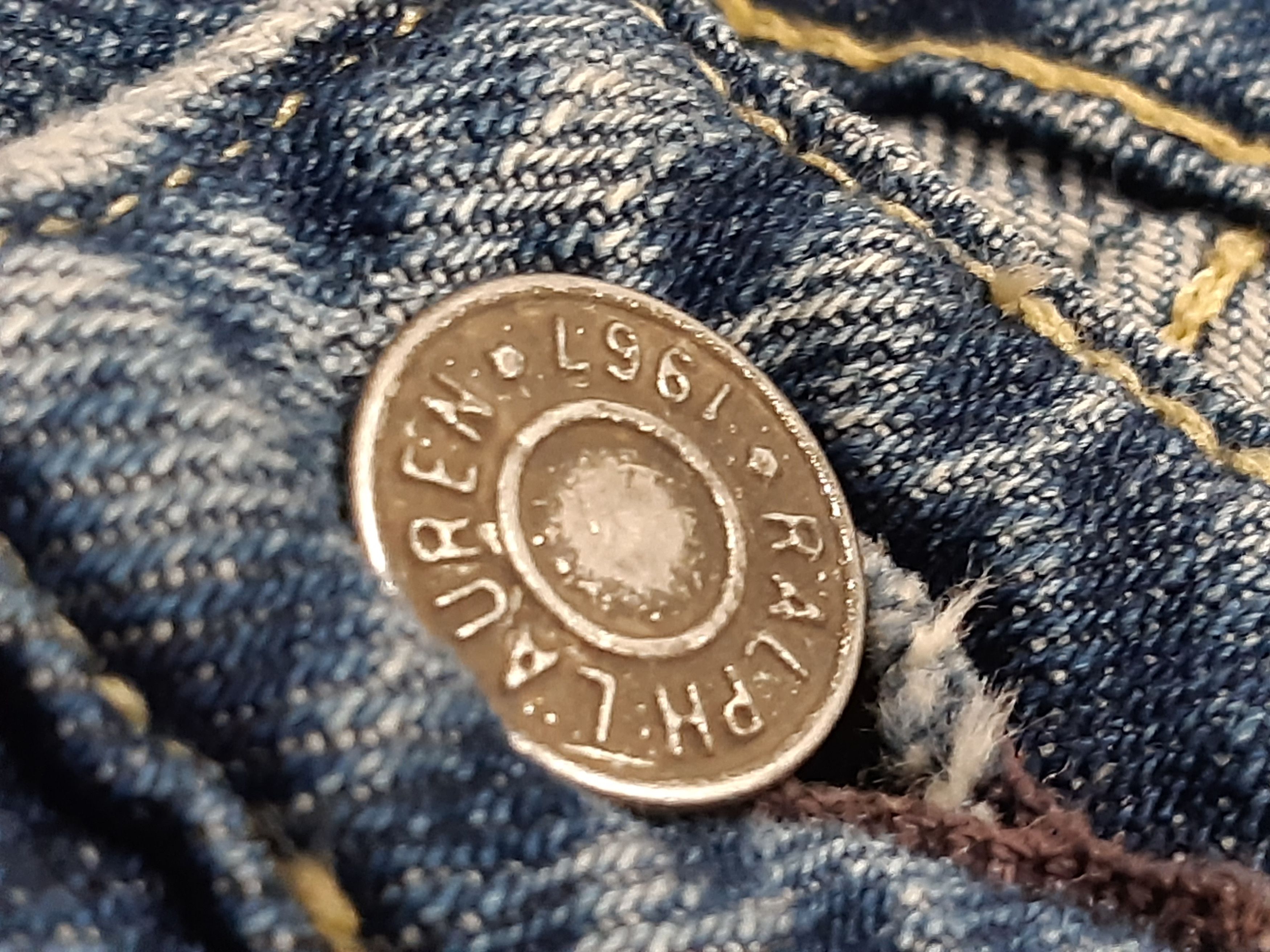 Polo Ralph Lauren × Vintage Ralph Lauren Jeans Vintage Patchworks Size 32" / US 10 / IT 46 - 6 Thumbnail