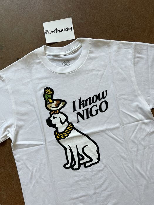 Human Made Nigo x Human Made “I Know Nigo” Tee White Small | Grailed