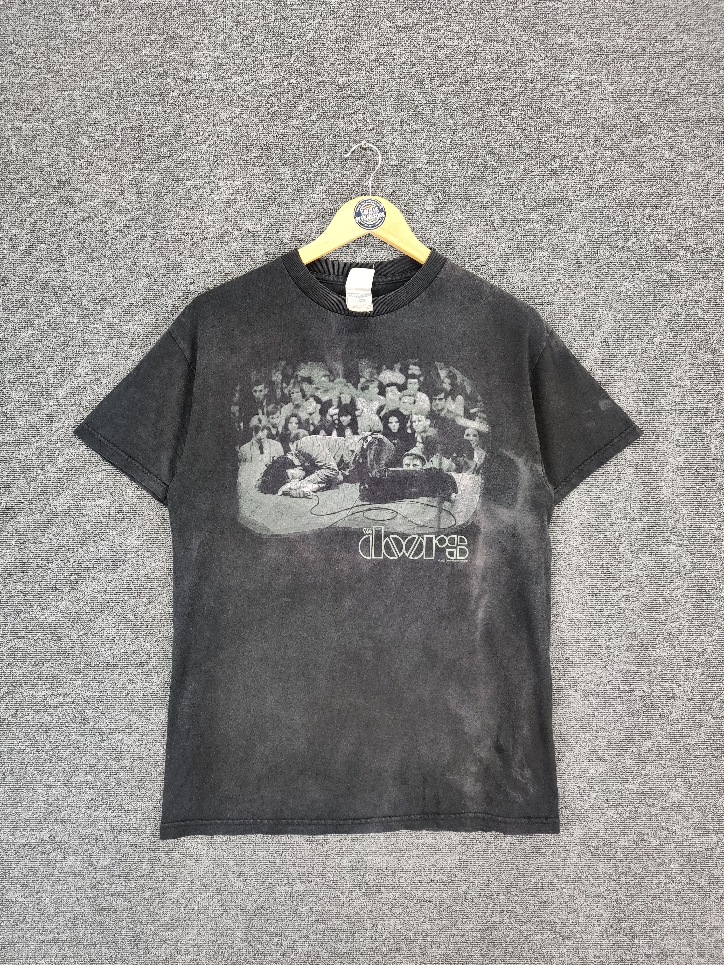 Band Tees Vintage The Doors Jim Morrison Sun Faded Tee Tshirt Size US M / EU 48-50 / 2 - 1 Thumbnail