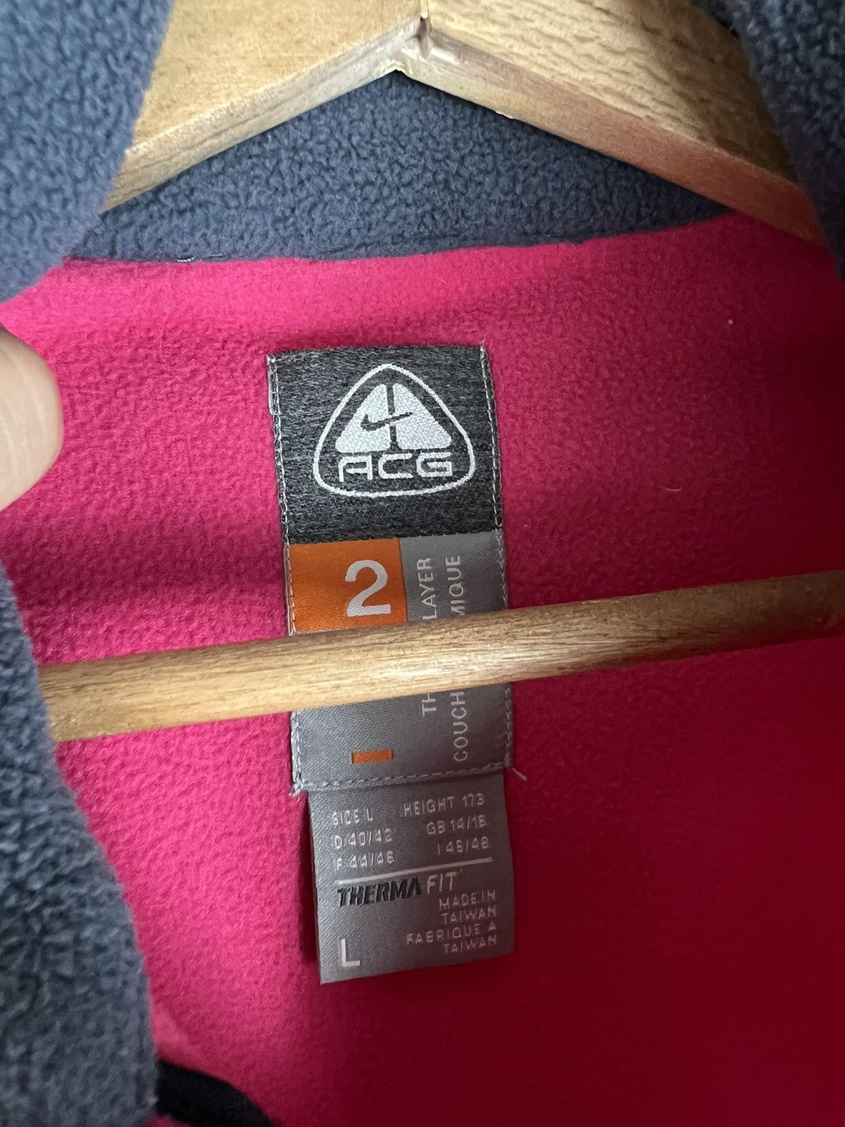Nike Vintage Nike ACG fleece Size L / US 10 / IT 46 - 4 Thumbnail