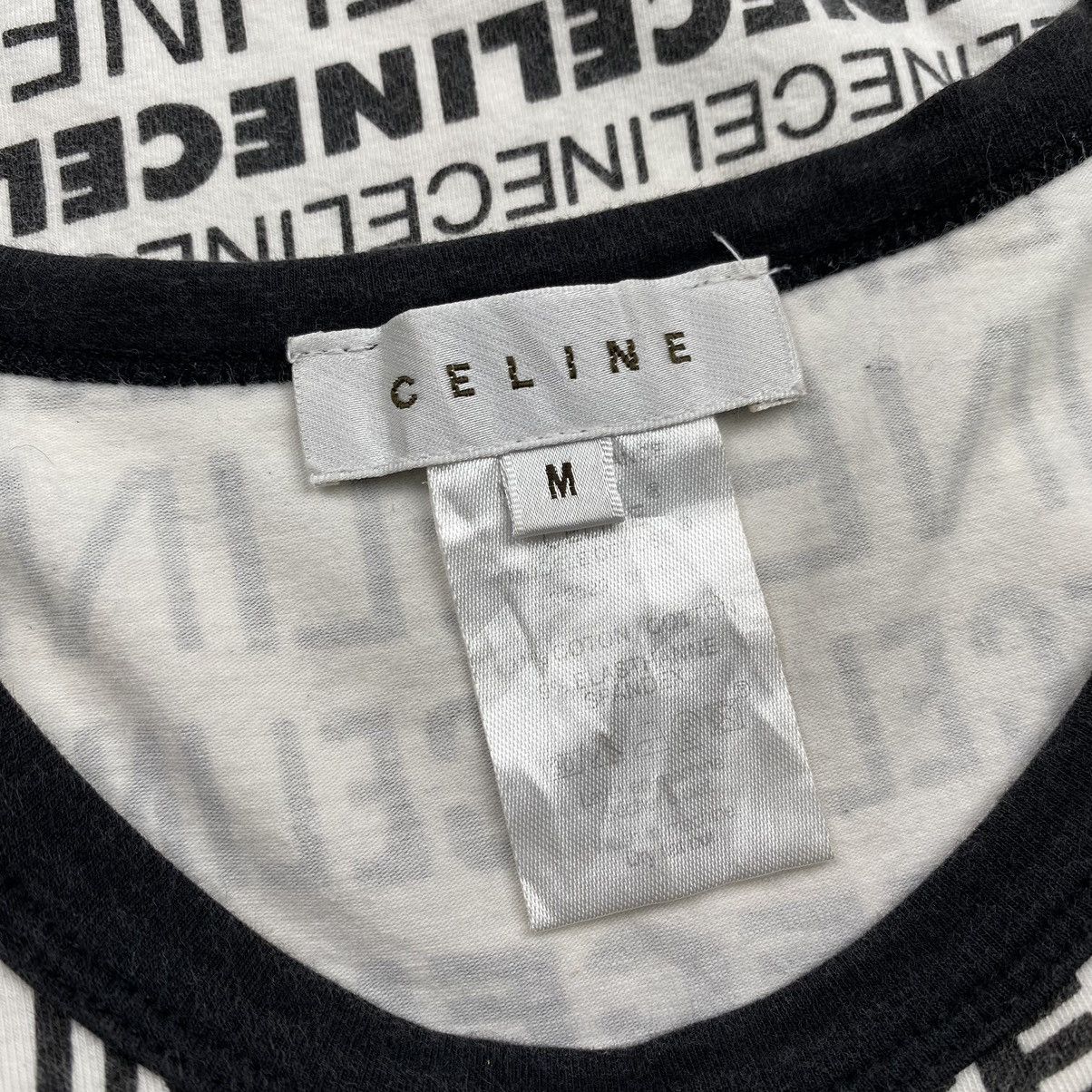 Celine Celine full spell out print long sleeve shirt Size M / US 6-8 / IT 42-44 - 3 Thumbnail