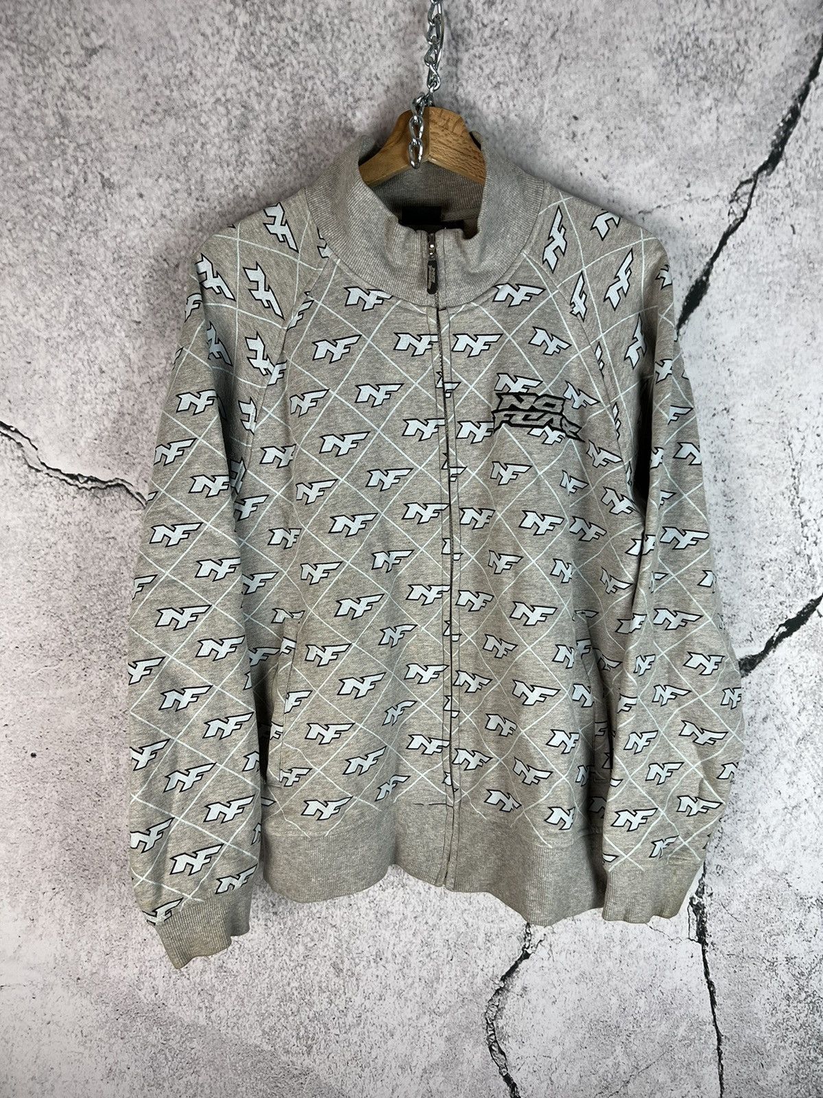 No Fear Vintage No Fear NF print monogram zip sweatshirt Size US M / EU 48-50 / 2 - 1 Thumbnail