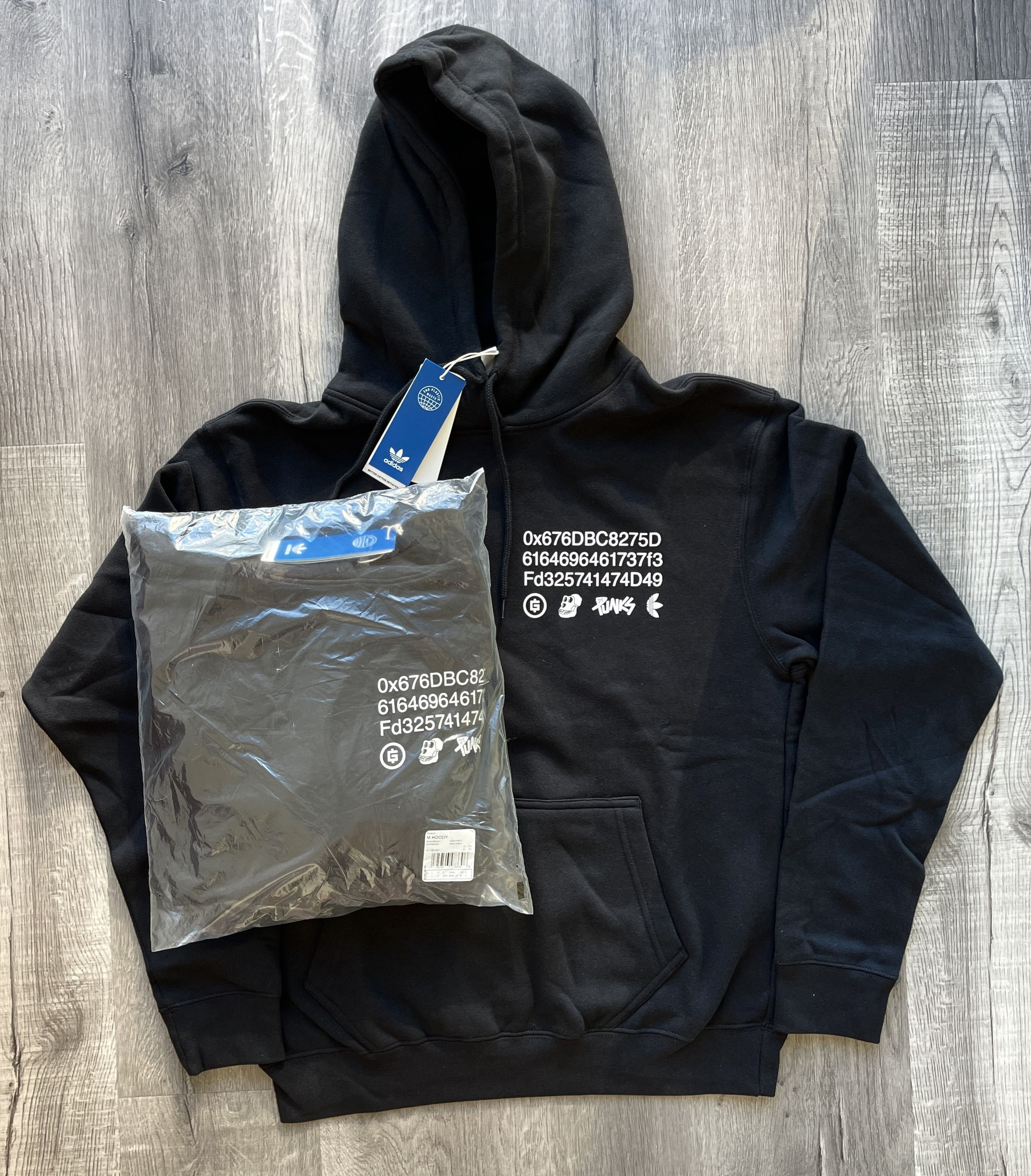 Adidas Adidas Bored Ape Yacht Club BAYC Punks Comic Hoodie M | Grailed 