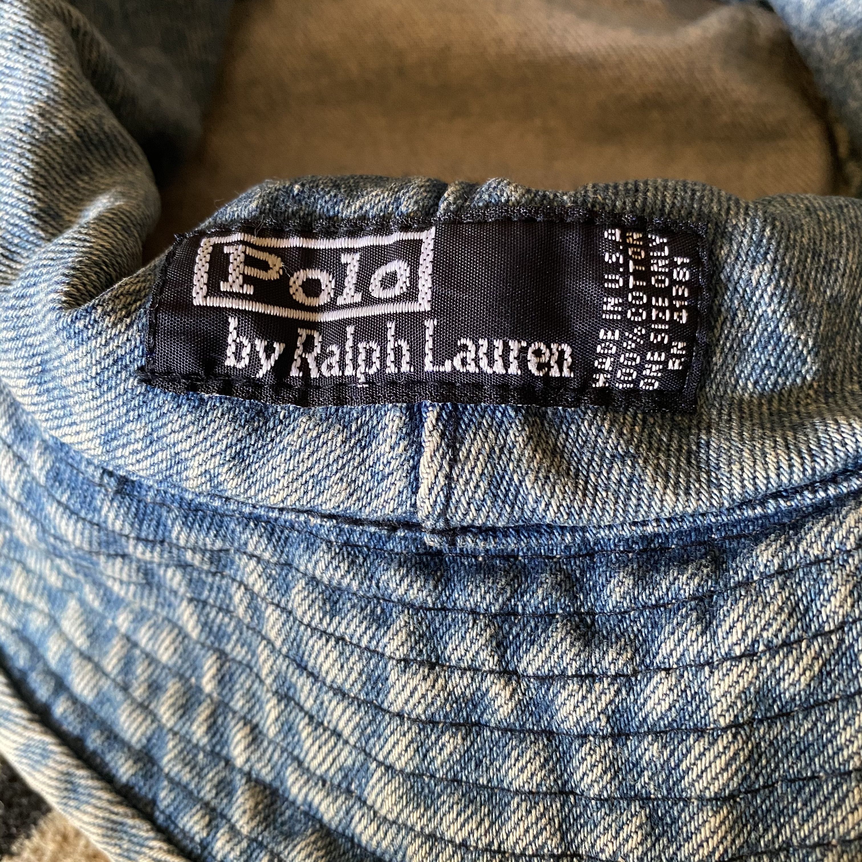 Polo Ralph Lauren Polo by Ralph Lauren Buckethat Denim Size ONE SIZE - 4 Thumbnail