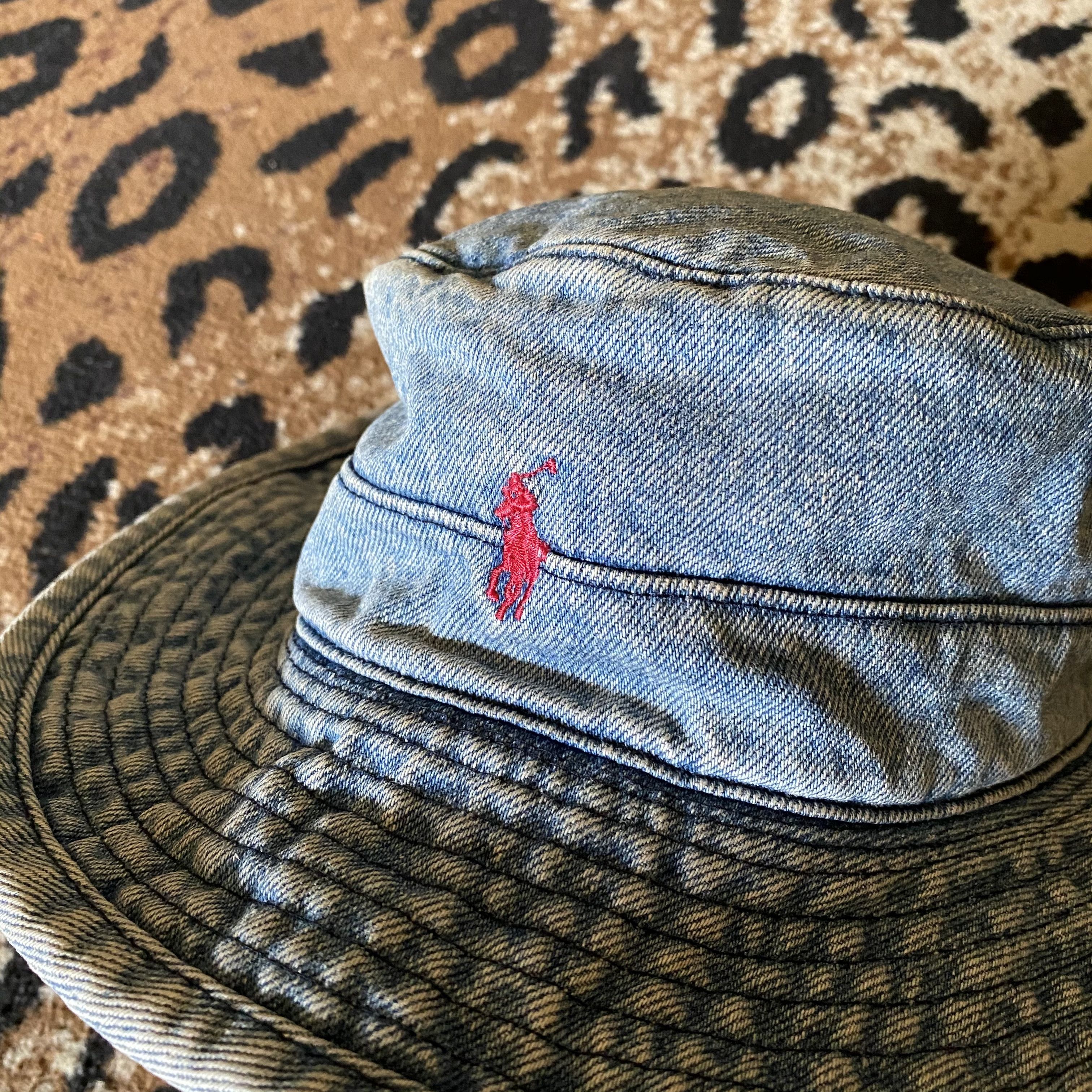 Polo Ralph Lauren Polo by Ralph Lauren Buckethat Denim Size ONE SIZE - 2 Thumbnail