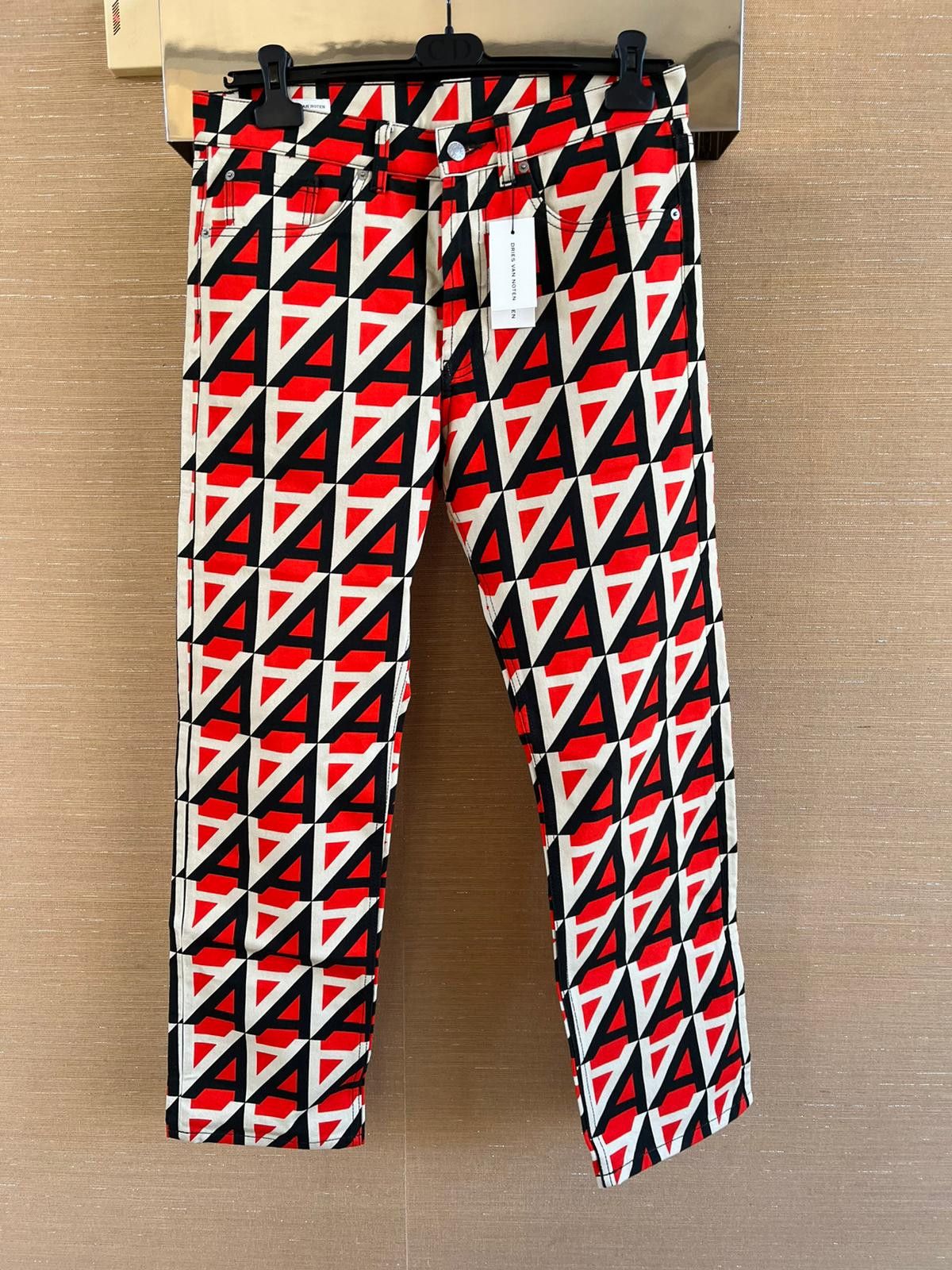 Dries Van Noten Pants in Black / Multi Size US 32 / EU 48 - 2 Thumbnail