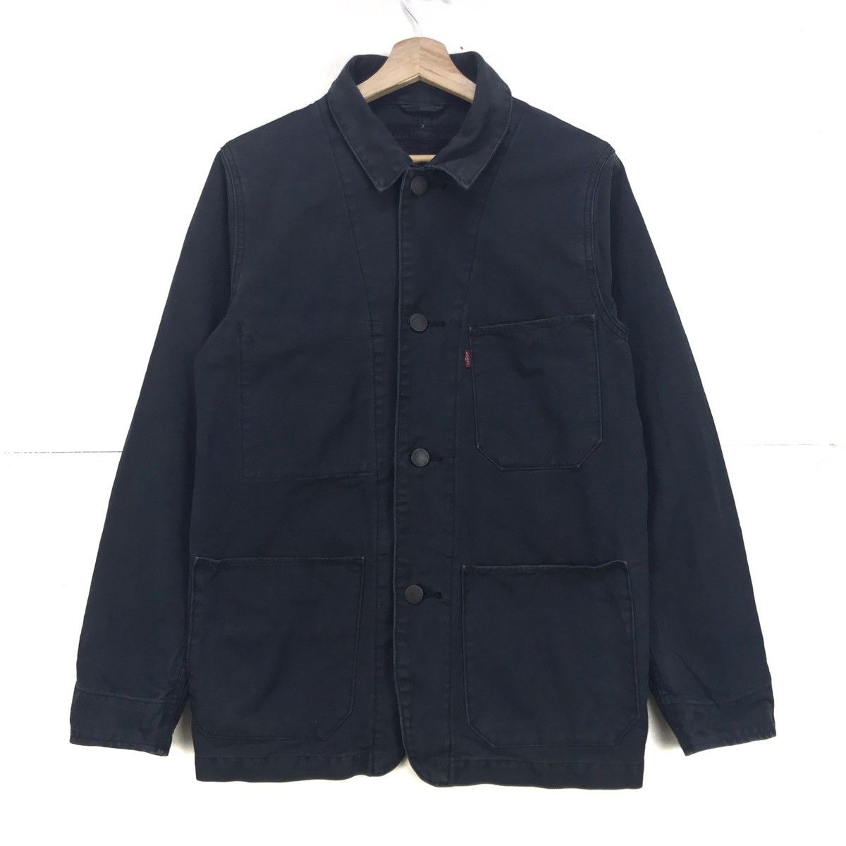 Levi's Vintage Levi’s Workers Duck Canvas Chore Jacket Size US S / EU 44-46 / 1 - 1 Thumbnail