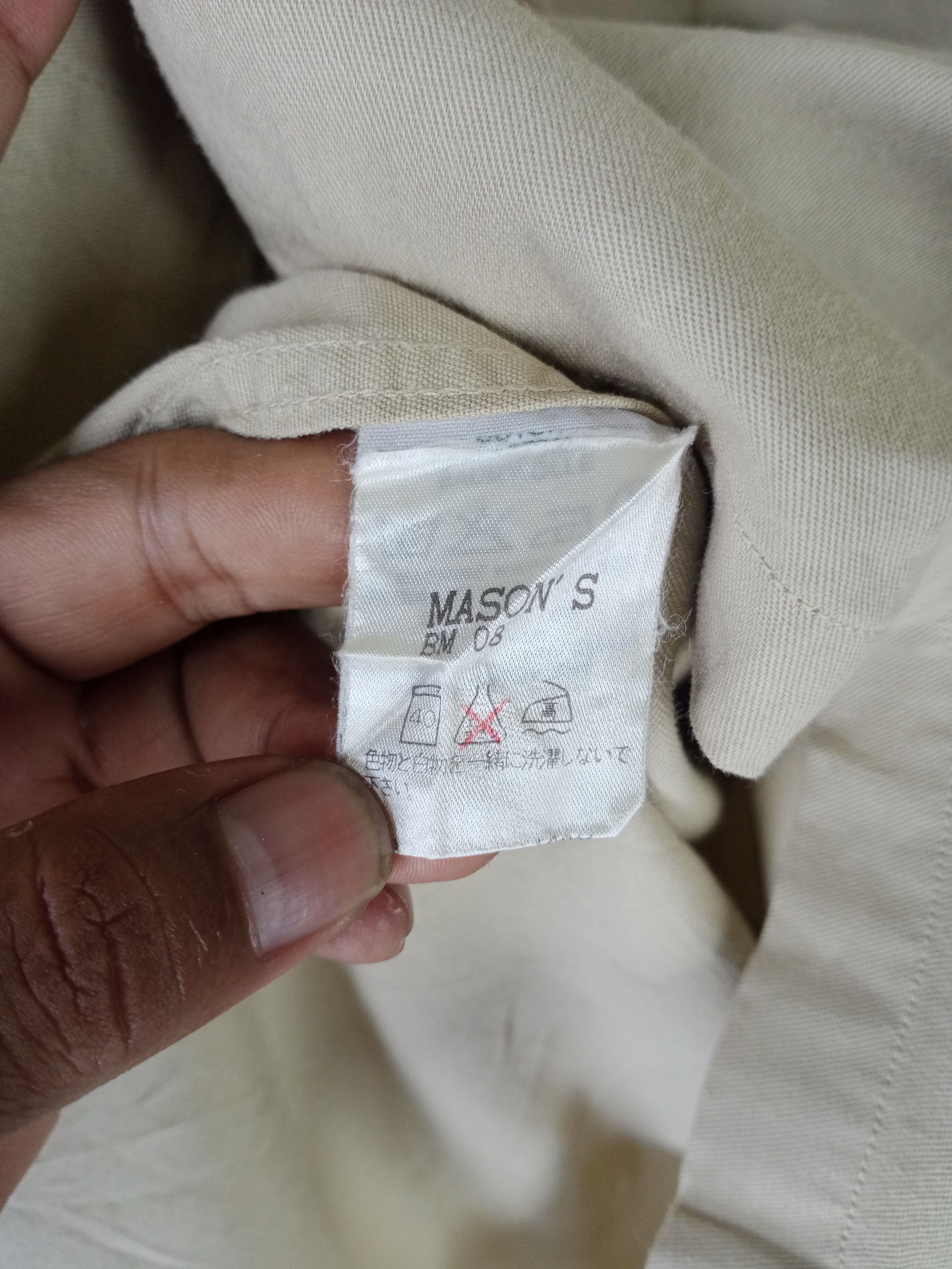 Mason's Rare Vintage 90s Mason's Union Made Sanforized Jacket Size US XL / EU 56 / 4 - 4 Thumbnail