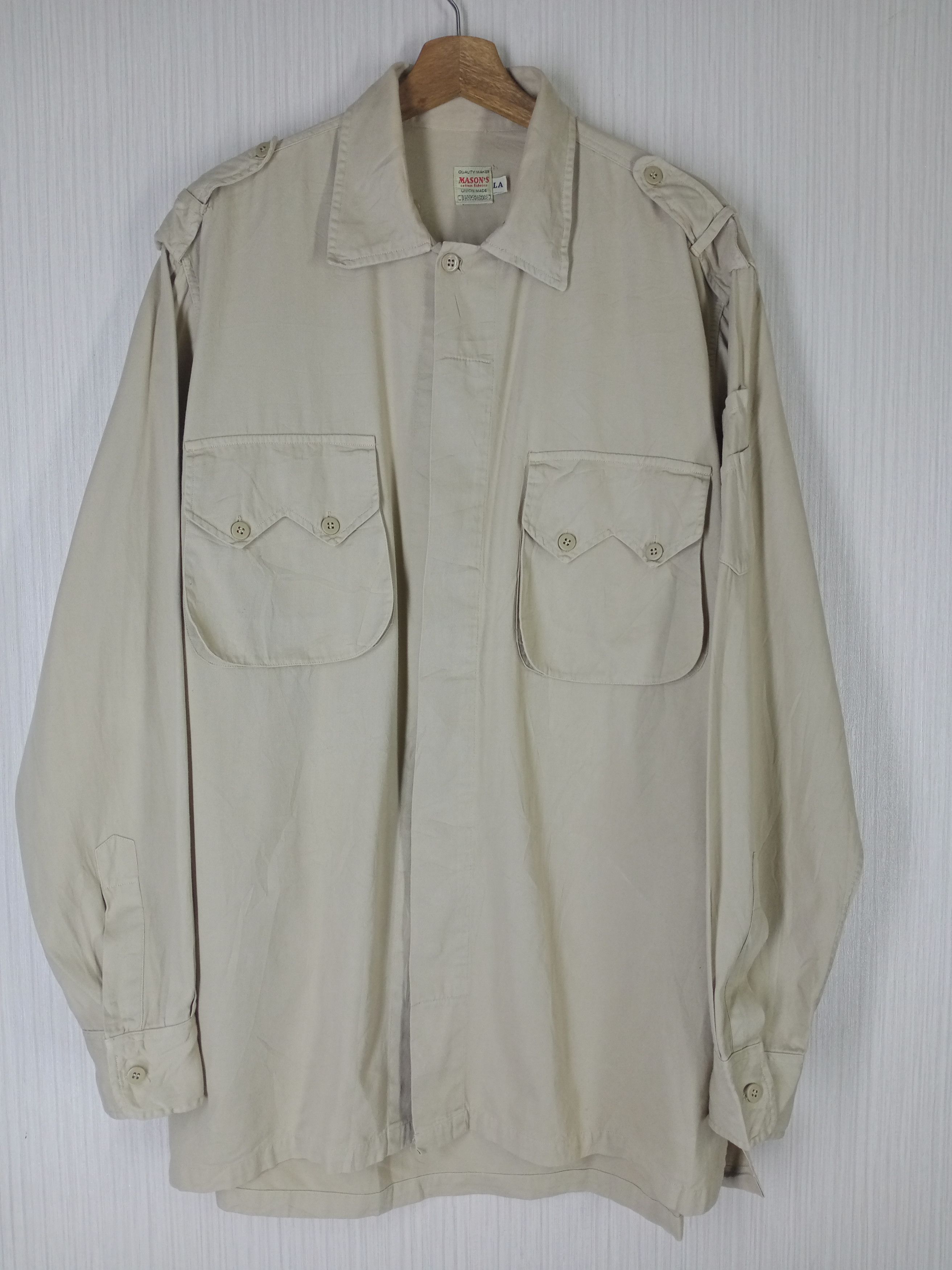 Mason's Rare Vintage 90s Mason's Union Made Sanforized Jacket Size US XL / EU 56 / 4 - 1 Thumbnail