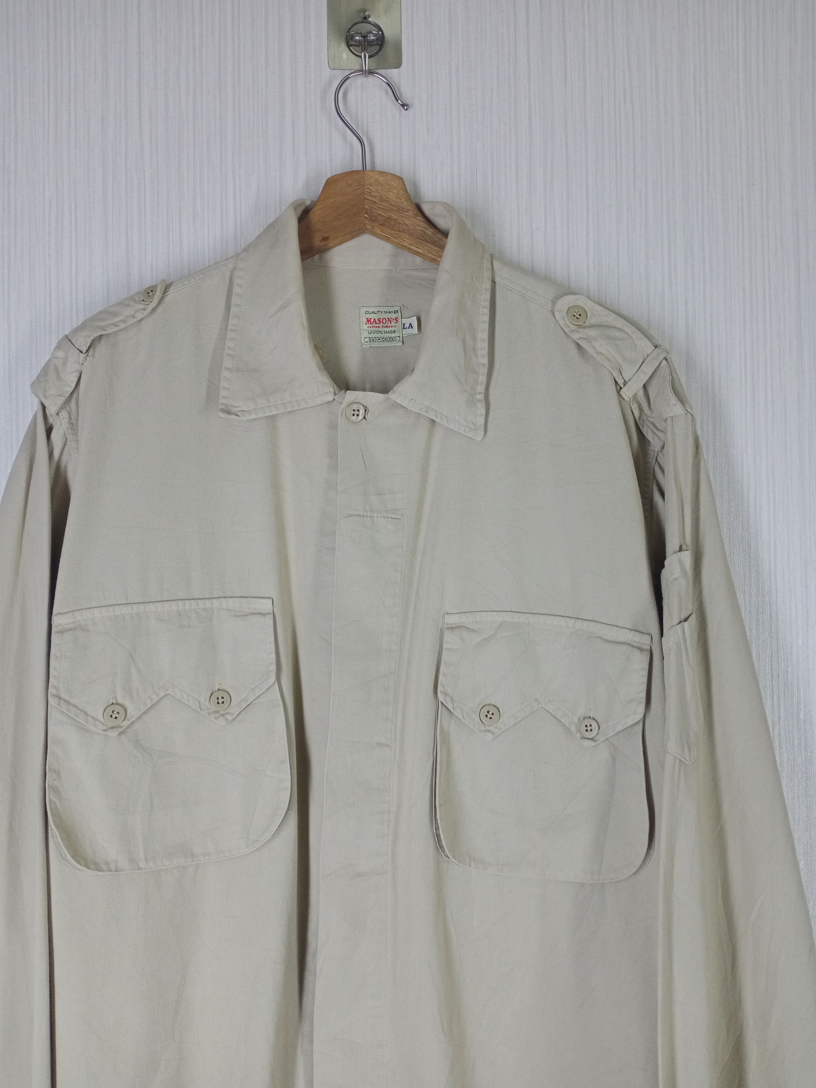 Mason's Rare Vintage 90s Mason's Union Made Sanforized Jacket Size US XL / EU 56 / 4 - 2 Thumbnail