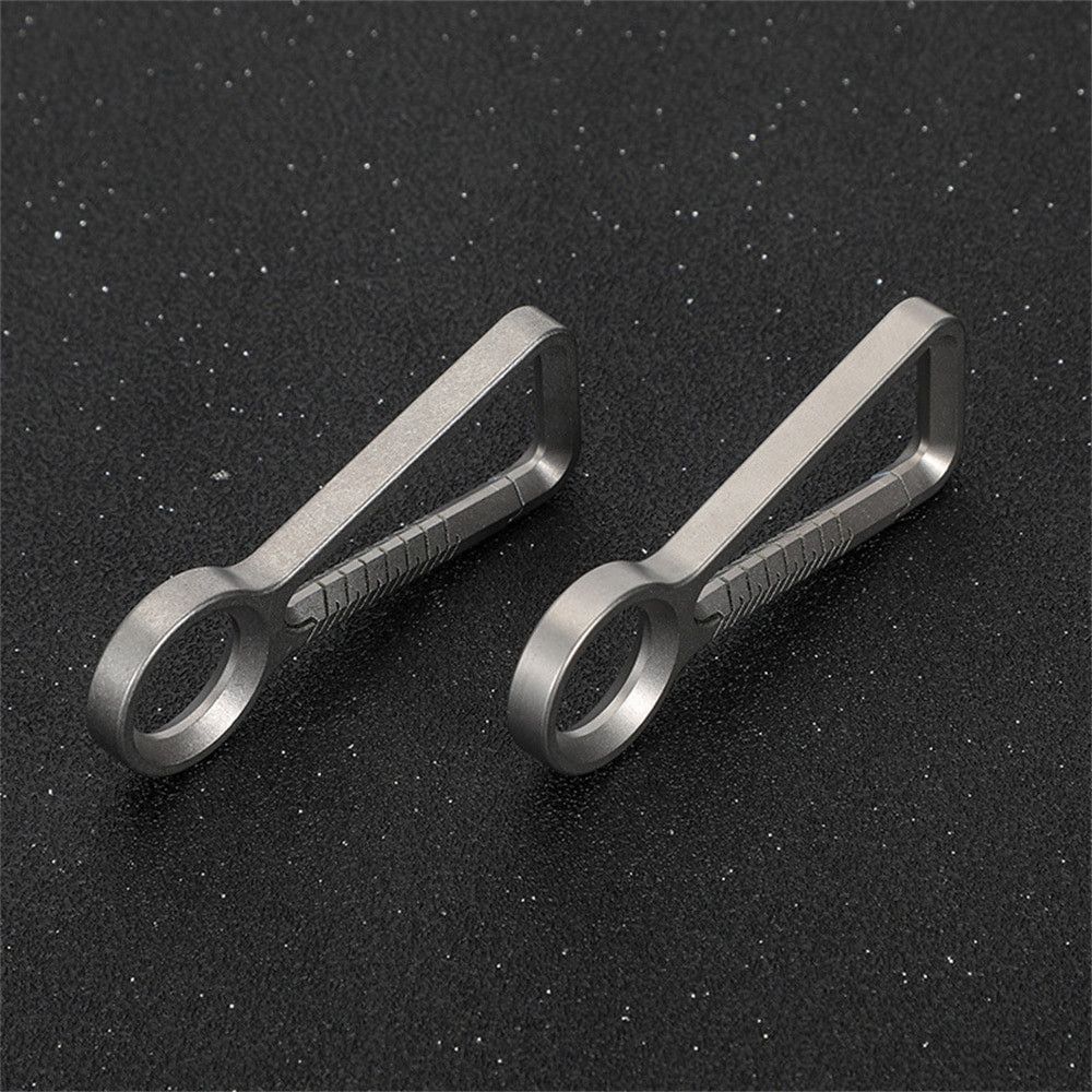 Other Titanium Belt Buckle Key Ring EDC Keychain Camping Tool Size ONE SIZE - 3 Thumbnail