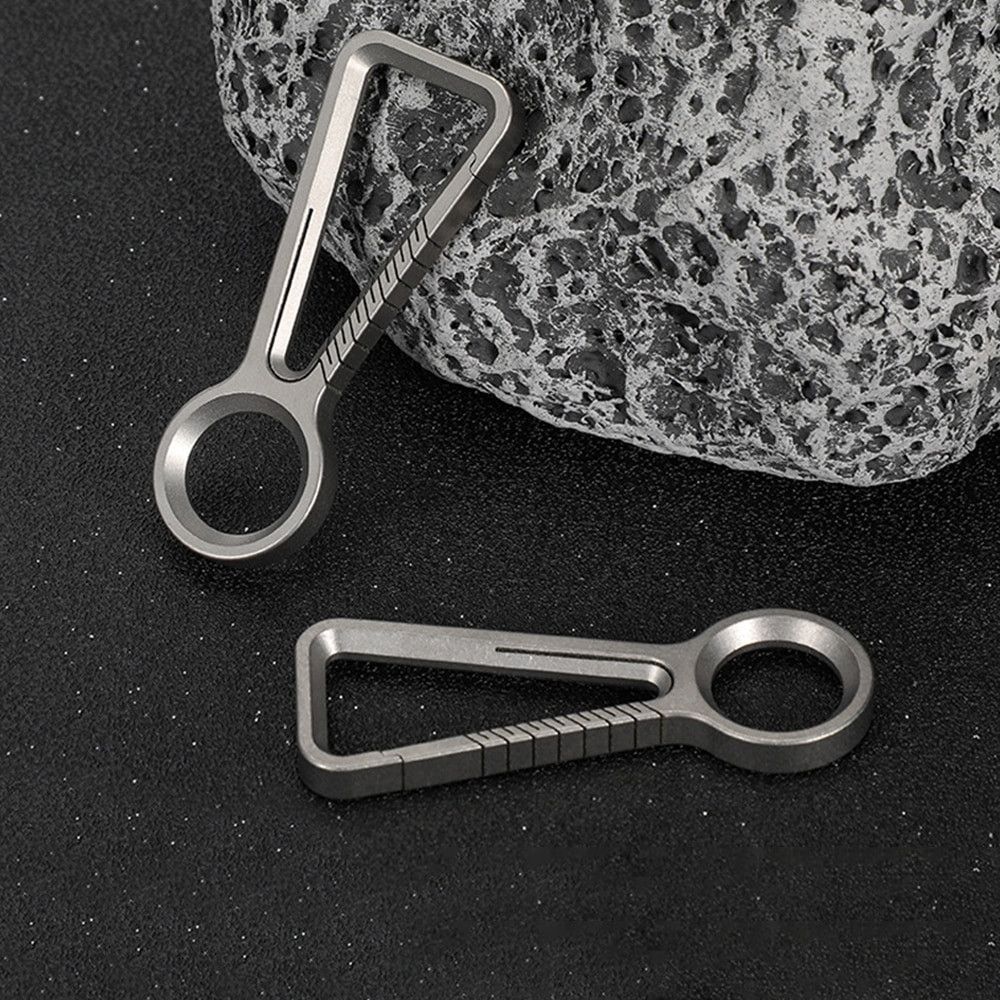 Other Titanium Belt Buckle Key Ring EDC Keychain Camping Tool Size ONE SIZE - 6 Thumbnail
