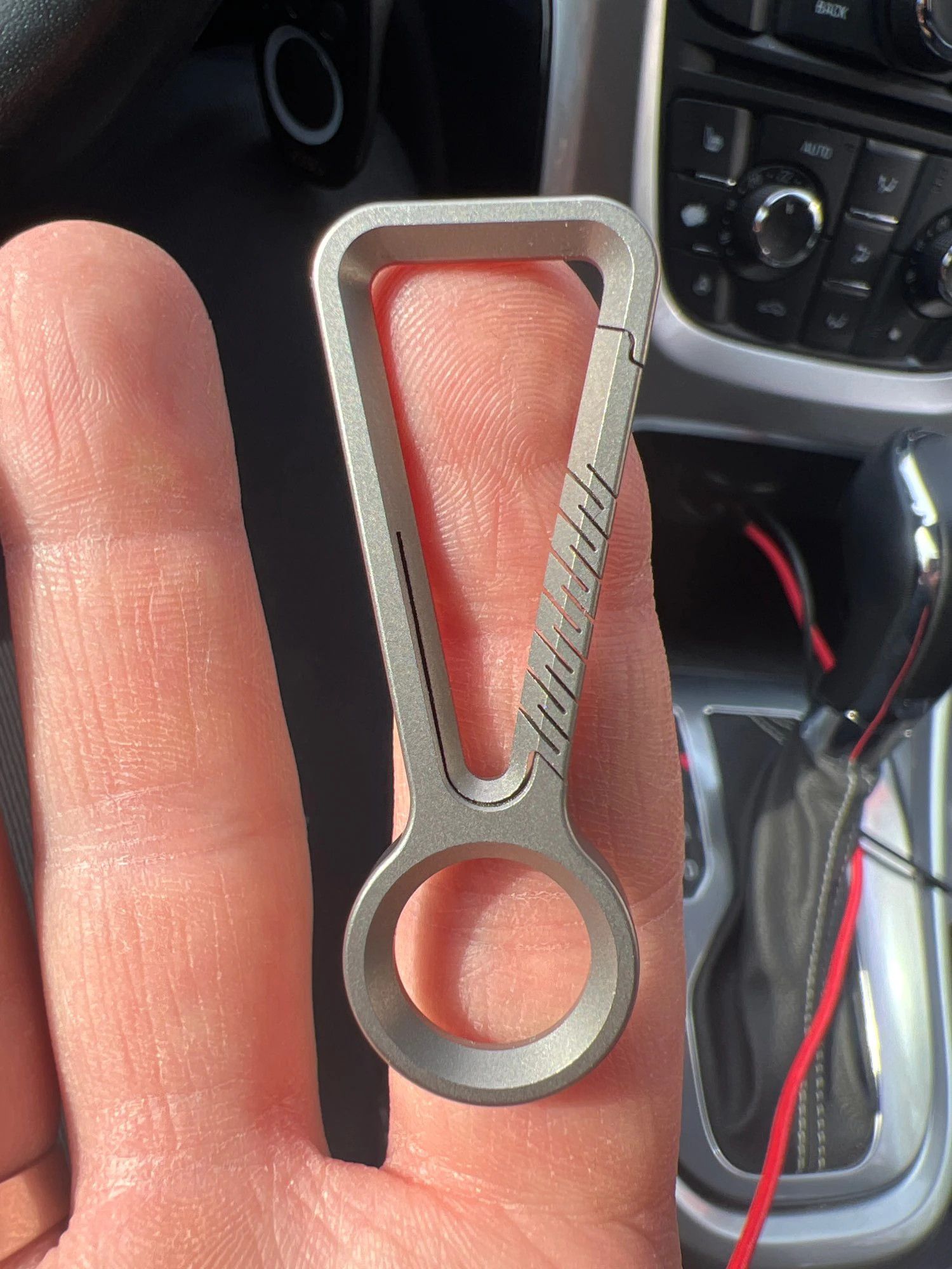 Other Titanium Belt Buckle Key Ring EDC Keychain Camping Tool Size ONE SIZE - 8 Thumbnail